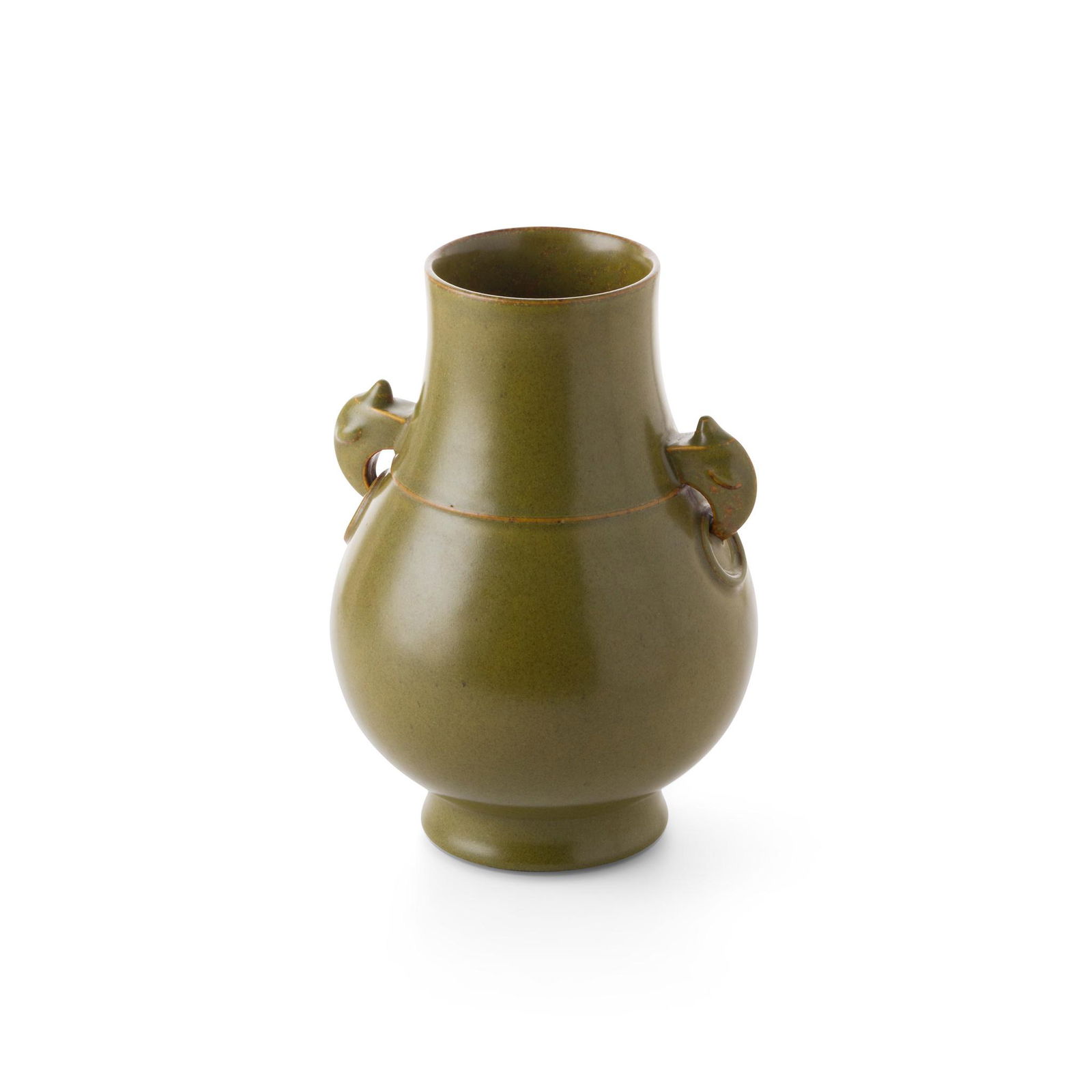 TEADUST-GLAZED VASE QIANLONG MARK (1 of 3)