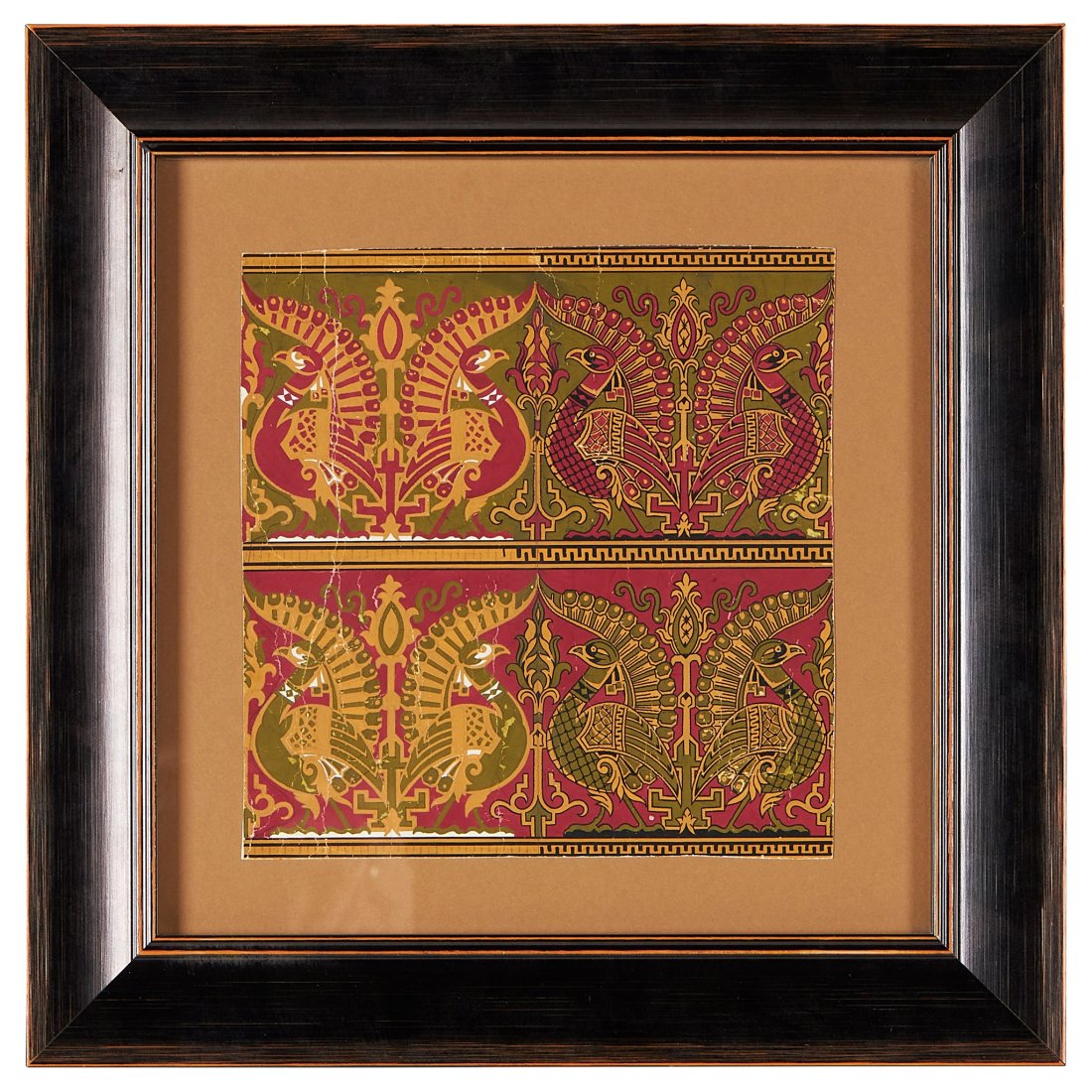 CHRISTOPHER DRESSER (1834-1904) (ATTRIBUTED DESIGNER) ORIGINAL DESIGN FOR A FRIEZE, CIRCA 1870 (1 of 2)