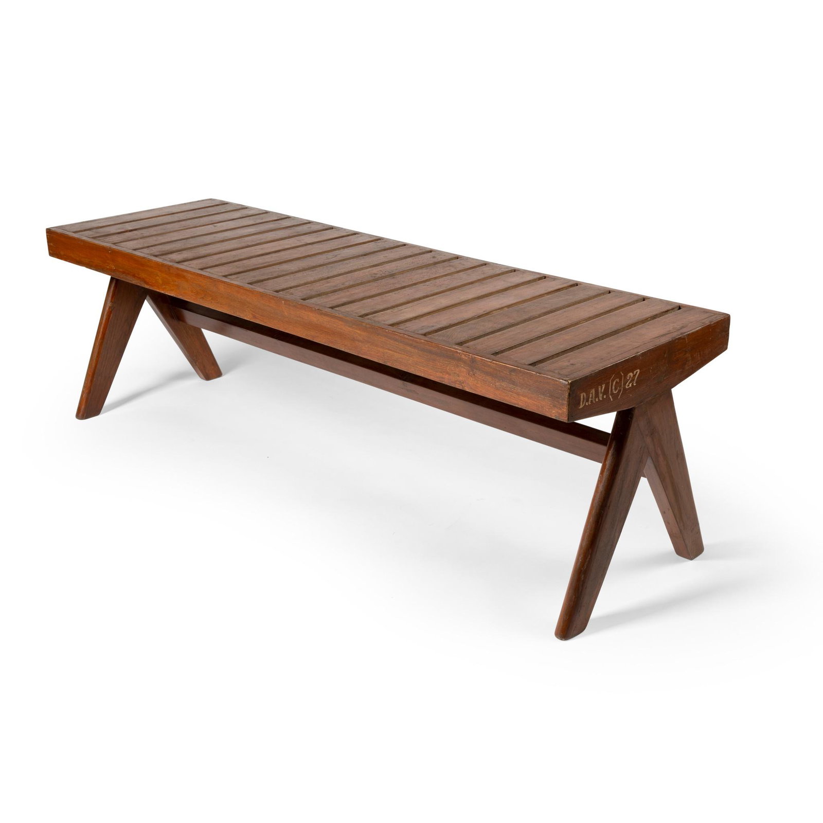 Pierre Jeanneret (Swiss 1896-1967) Bench (1 of 1)