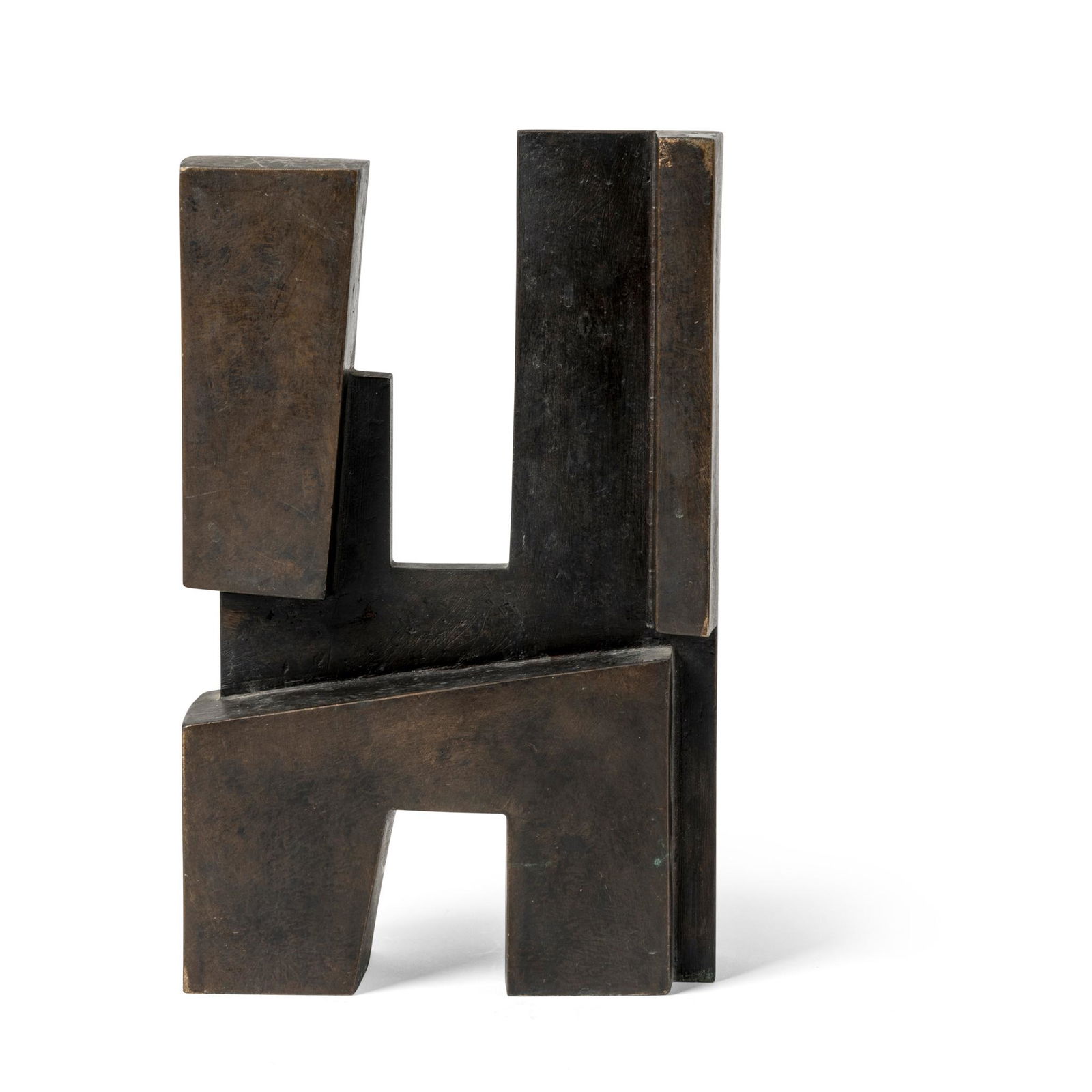 § Robert Adams (British 1917-1984) Rectangular Bronze Form No. 3, conceived 1955: § Robert Adams (British 1917-1984) Rectangular Bronze Form No. 3, conceived 1955 edition of 6, bronze (26.5cm high, 16.5cm wide (10 1/2in high 6 1/2in wide)) Provenance Gimpel Fils, London, where