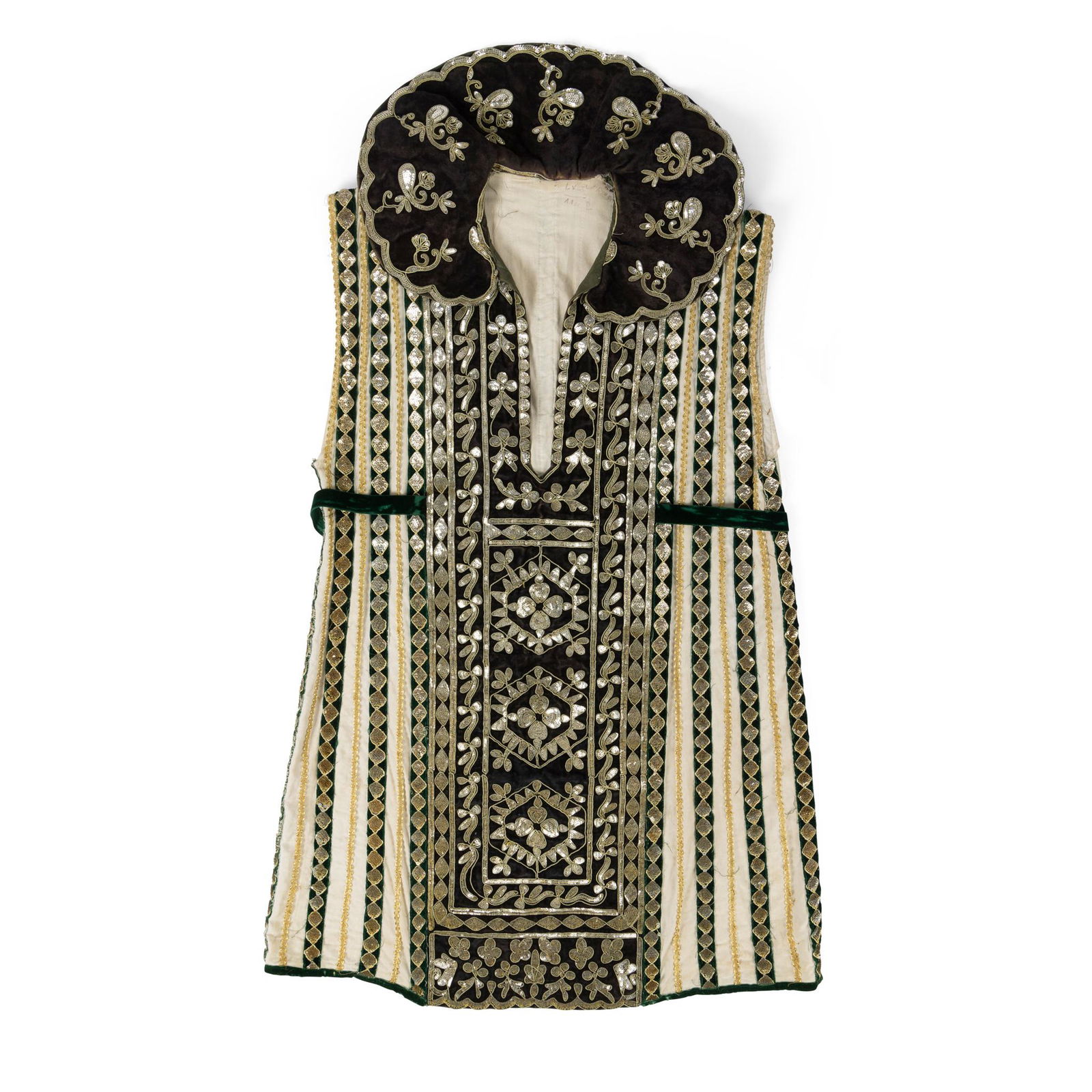 OTTOMAN METAL-THREAD EMBROIDERED VELVET PIRPIRI KAFTAN LATE 19TH / EARLY 20TH CENTURY (1 of 3)