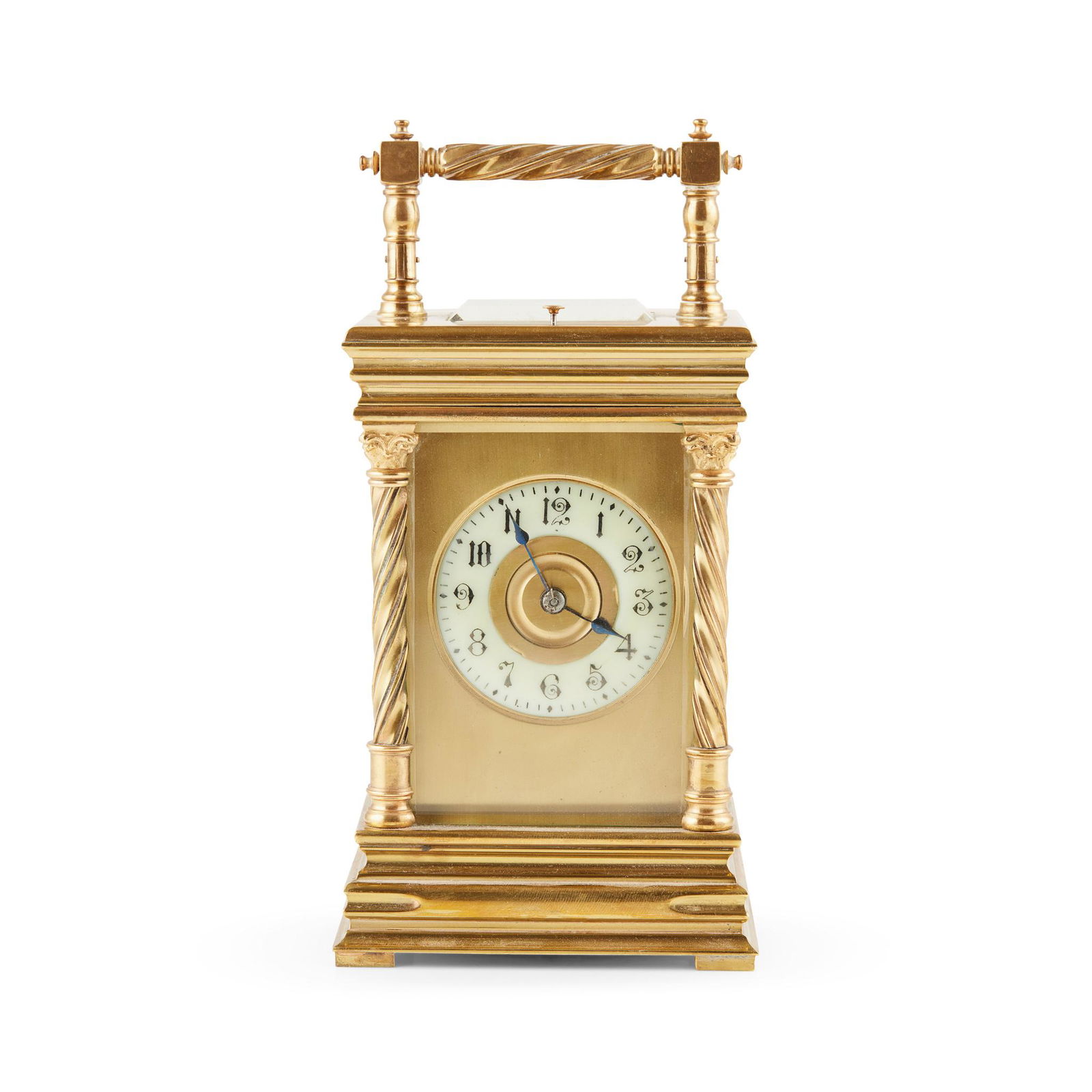 FRENCH BRASS REPEATER CARRIAGE CLOCK LATE 19TH CENTURY (1 of 2)