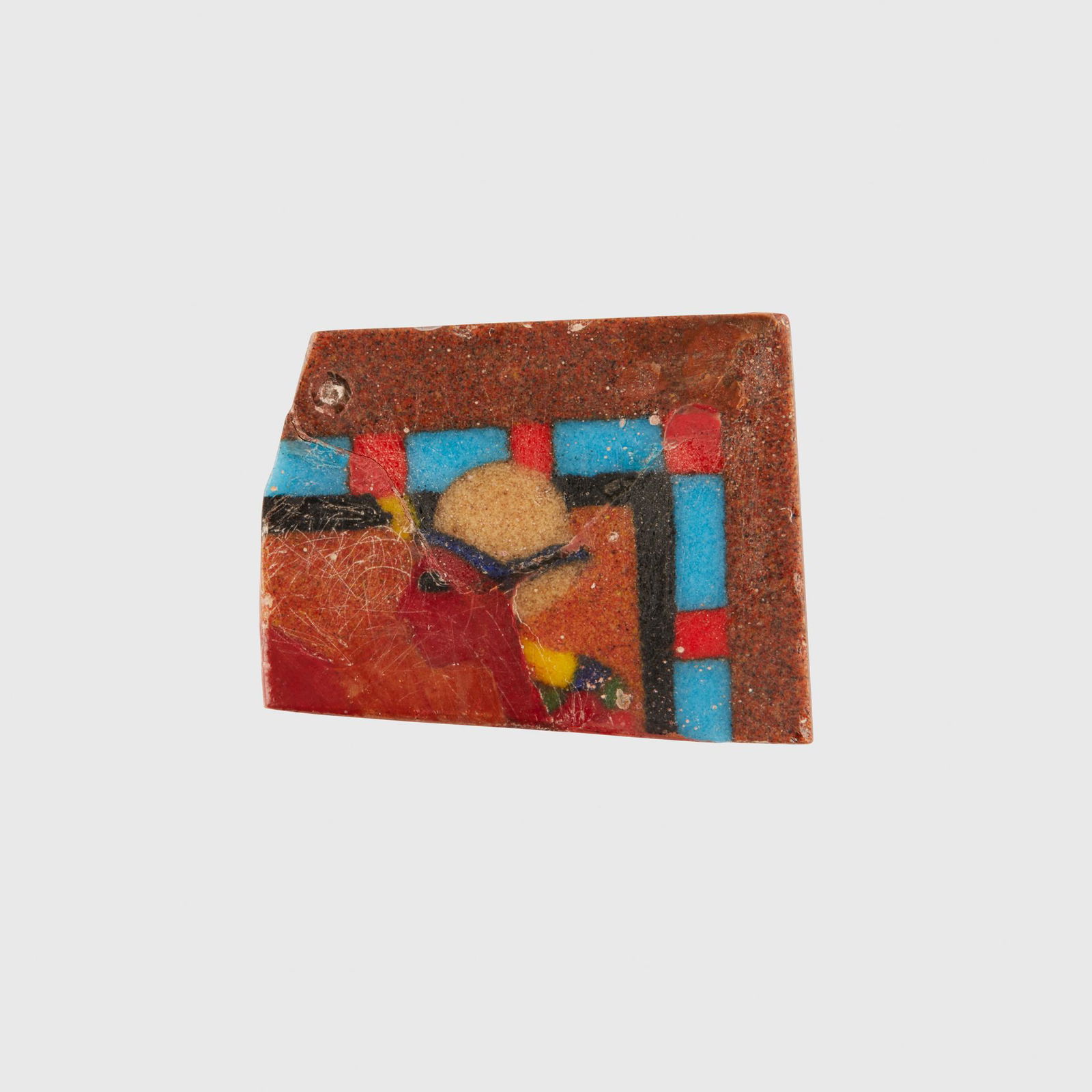 ANCIENT EGYPTIAN GLASS INLAY EGYPT, PTOLEMAIC PERIOD, FIRST CENTURY B.C. - FIRST CENTURY A.D. (1 of 1)