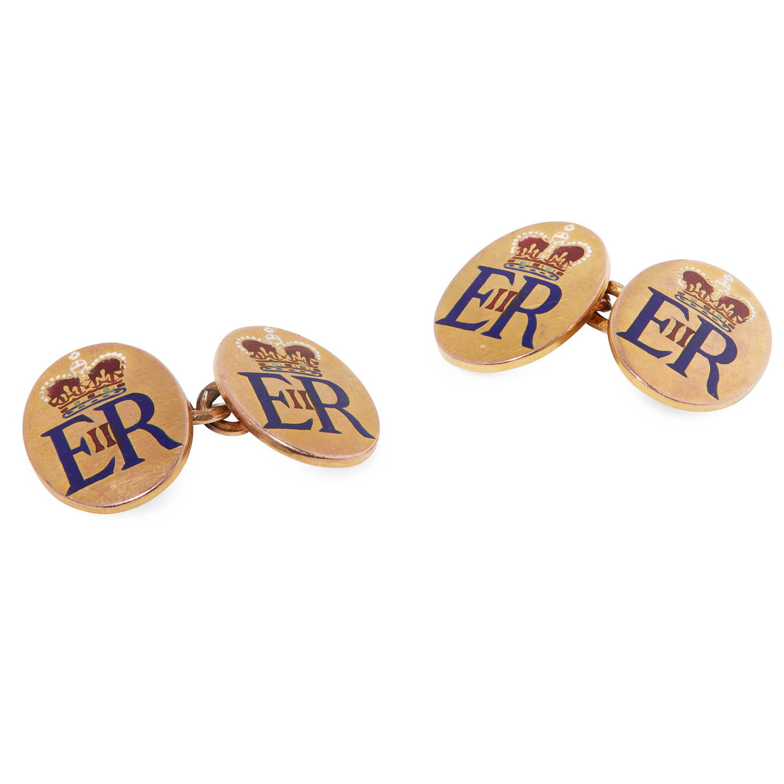 A pair of Royal presentation cufflinks (1 of 2)