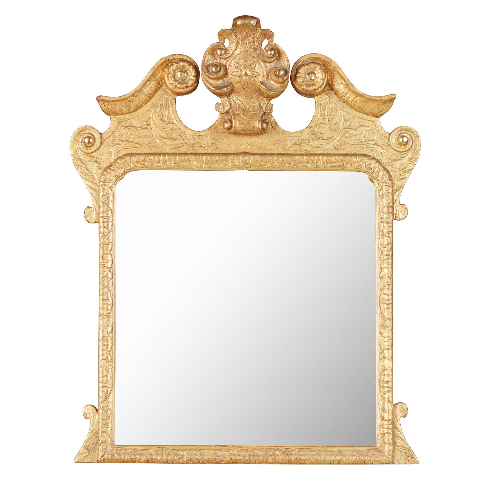 GEORGE II GILTWOOD EASEL MIRROR EARLY 18TH CENTURY (1 of 2)