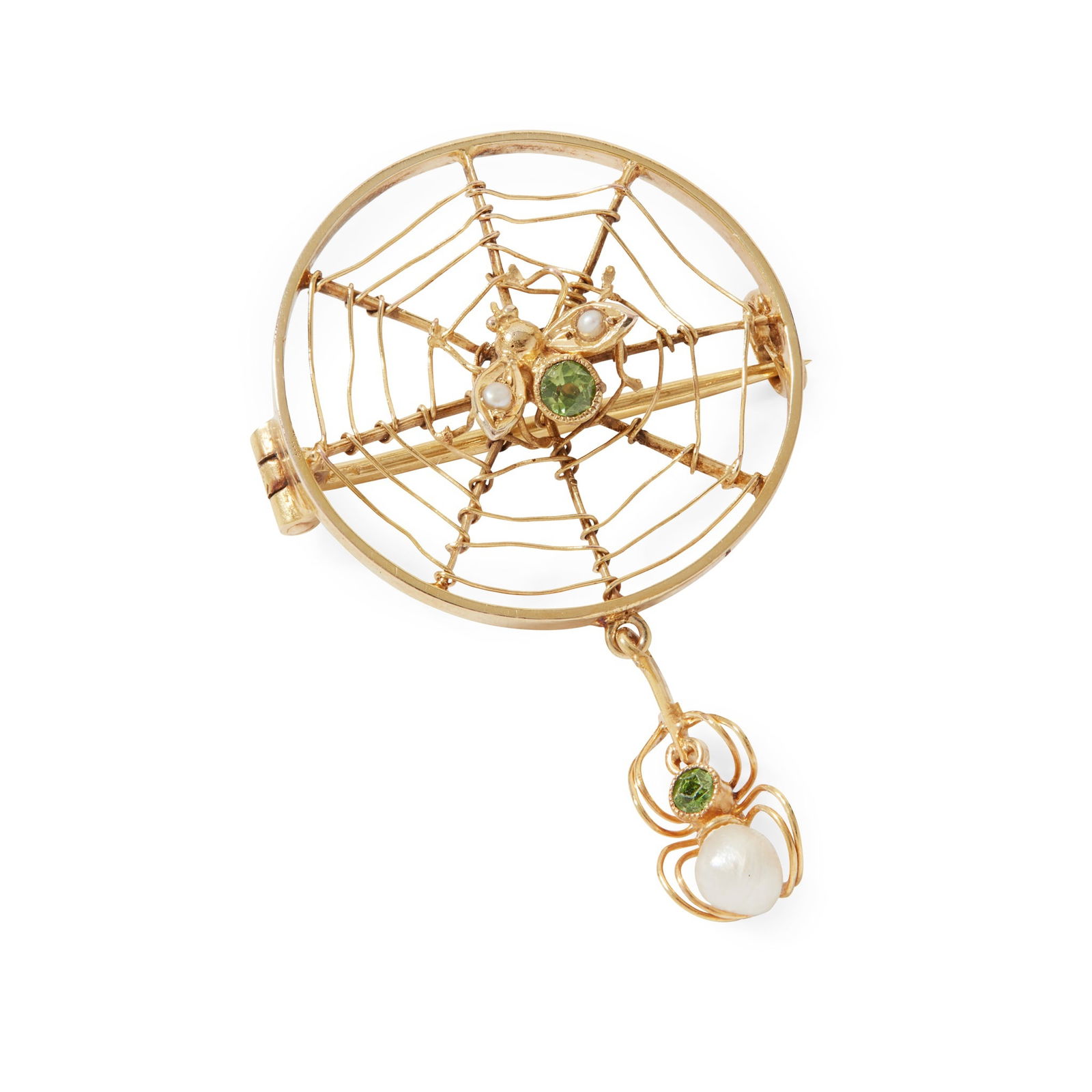 MURRLE, BENNETT & CO. LTD., LONDON RARE BROOCH, CIRCA 1905-10 (1 of 1)