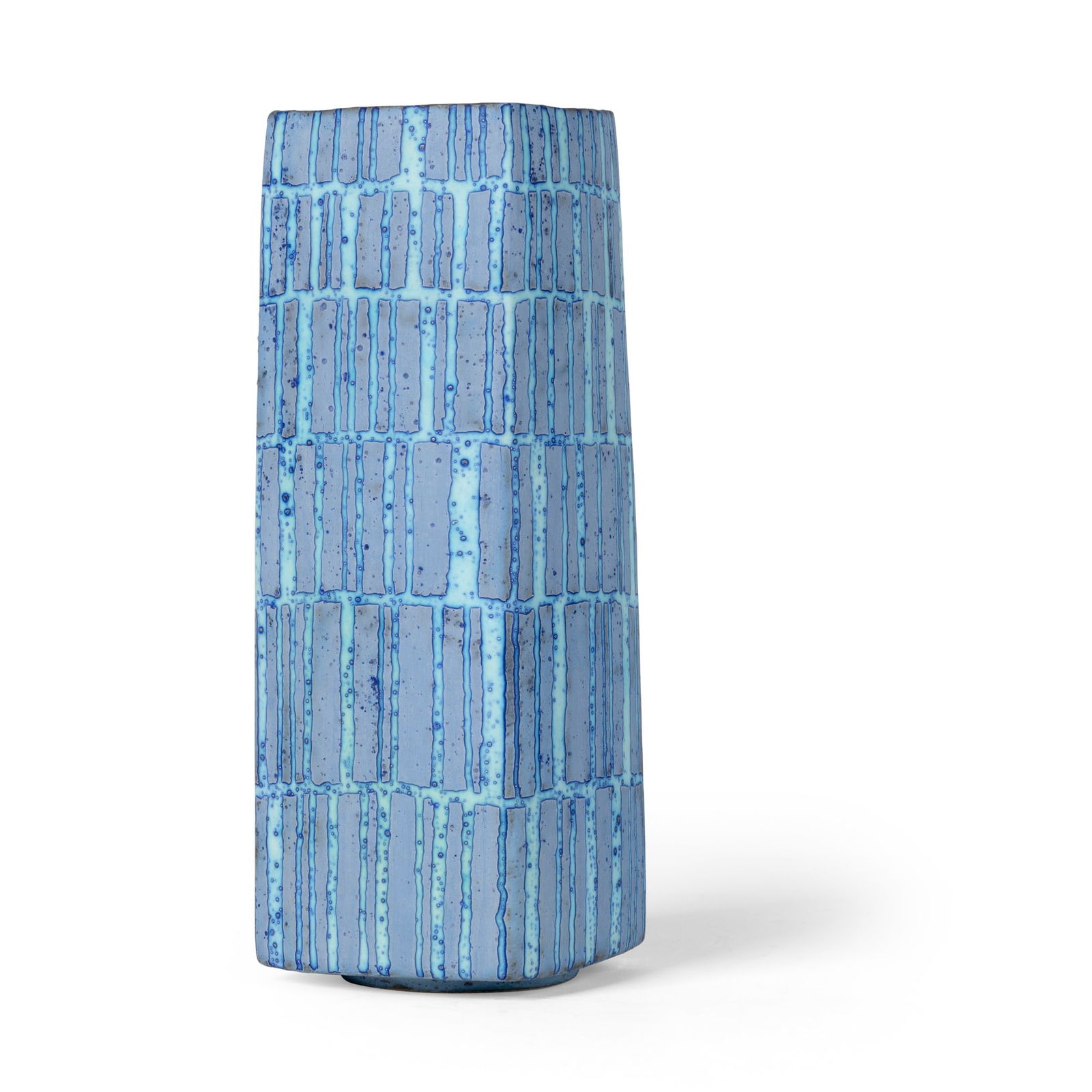 Peter Beard (British 1951-) Vessel, 2022: Peter Beard (British 1951-) Vessel, 2022 impressed artist's seal, stoneware (30.5cm high, 10.5cm wide (12in high, 4 1/8in wide))