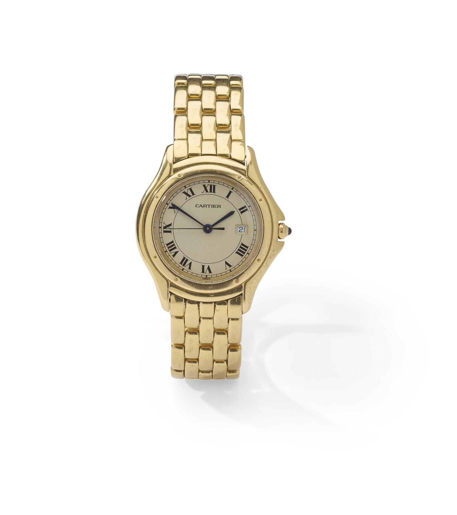 Cartier: A gold wristwatch (1 of 2)