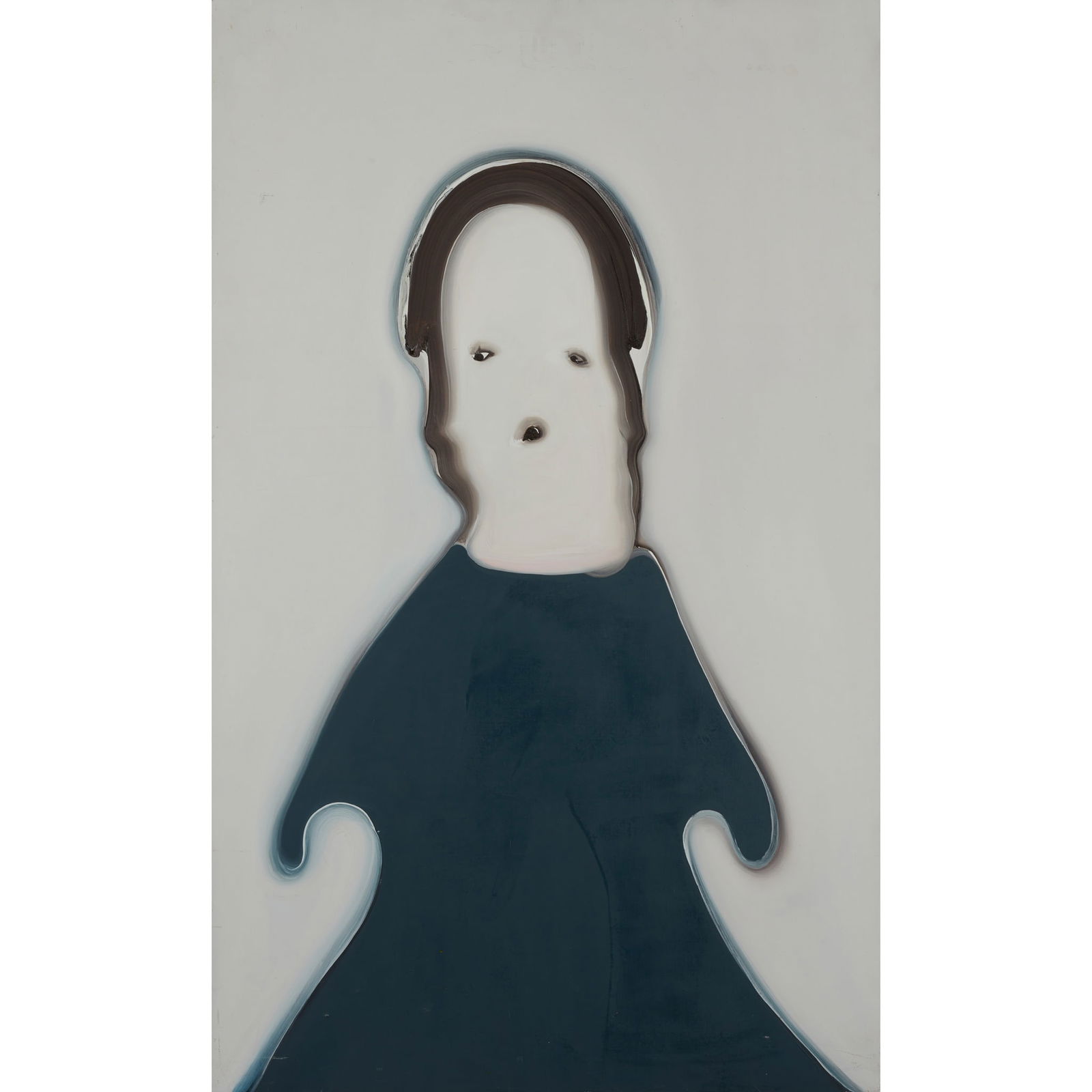 § MARI SUNNA (FINNISH 1972-) GOO, 2002: MARI SUNNA GOO, 2002 Signed, inscribed with title and dated 2002 verso, oil on board 96cm x 57.5cm (37.75in x 22.5in)