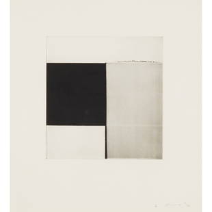 § CALLUM INNES (SCOTTISH 1962-) V - 2004: CALLUM INNES V - 2004 Polymer intaglio print with chine colle, 2/30, signed, titled and numbered in pencil to margin Ingleby Gallery, Edinburgh;Collection of the Late Dr. Tom Scott, sold to benefit th