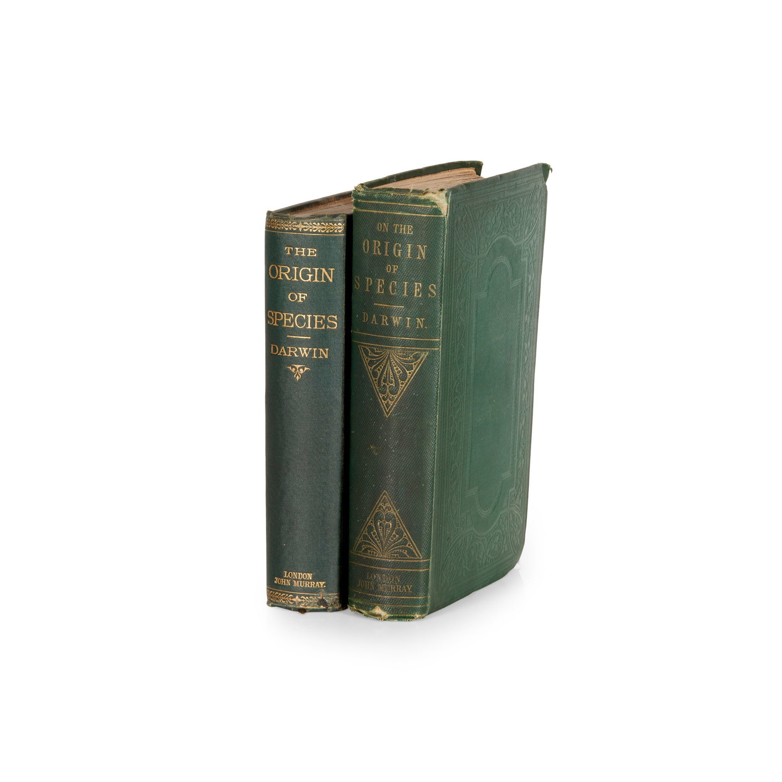 Darwin, Charles On the Origin of Species by Means of Natural Selection: On the Origin of Species by Means of Natural Selection Third edition, with additions and corrections (seventh thousand). London: John Murray, 1861. 8vo in 12s, xix 532 [2] pp., original green cloth (b