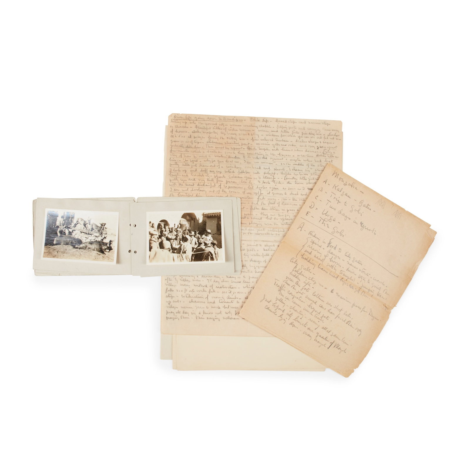 China, Vietnam, Japan; big-game hunting Papers and journals of Philip Mason Sears (1899-1973), 1922-: Papers and journals of Philip Mason Sears (1899-1973), 1922-3 all manuscript (pencil) unless otherwise stated, contents comprise:1) Account of a hunting trip to north Shensi, China (55 leaves, loose),