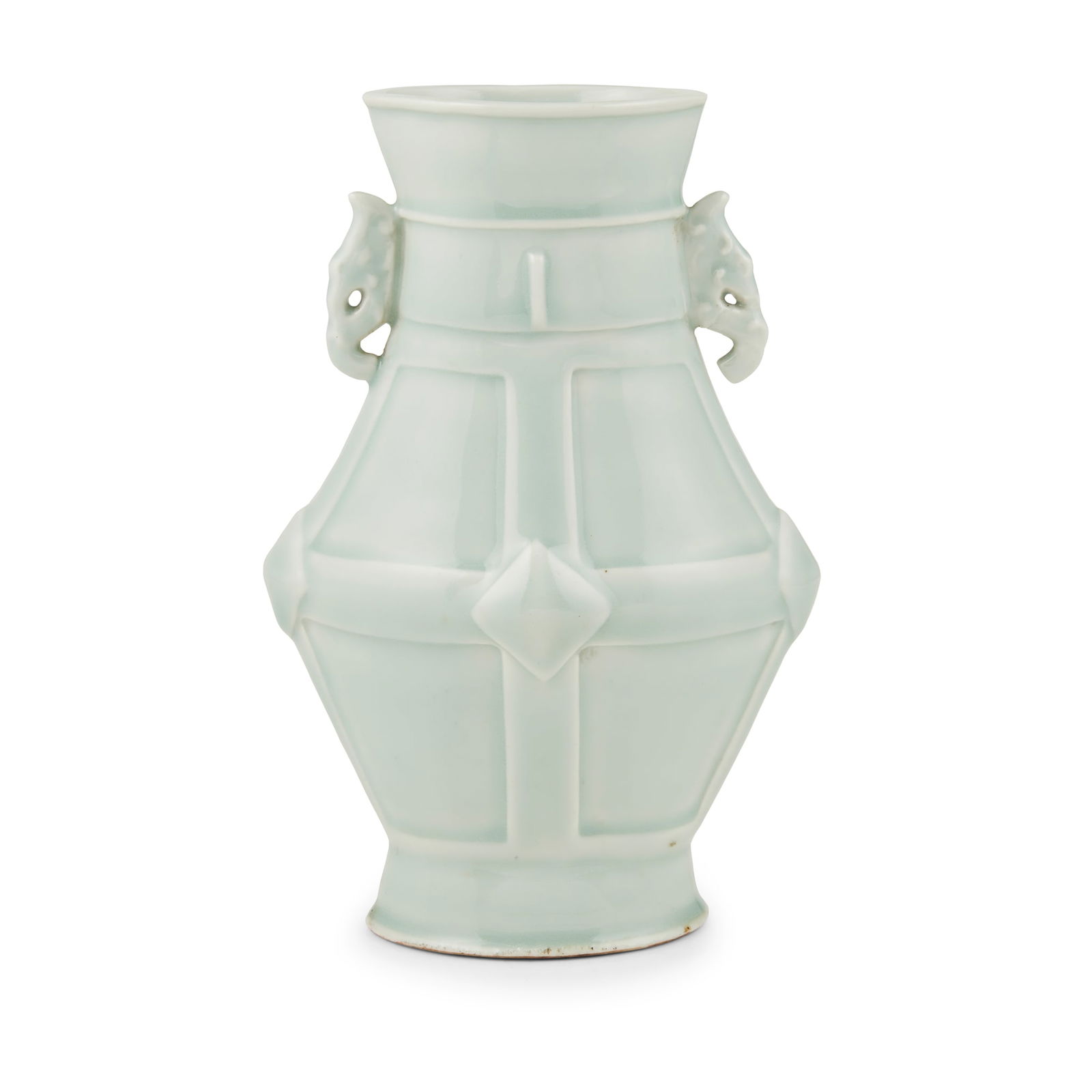 CELADON-GLAZED HANDLED VASE (1 of 1)