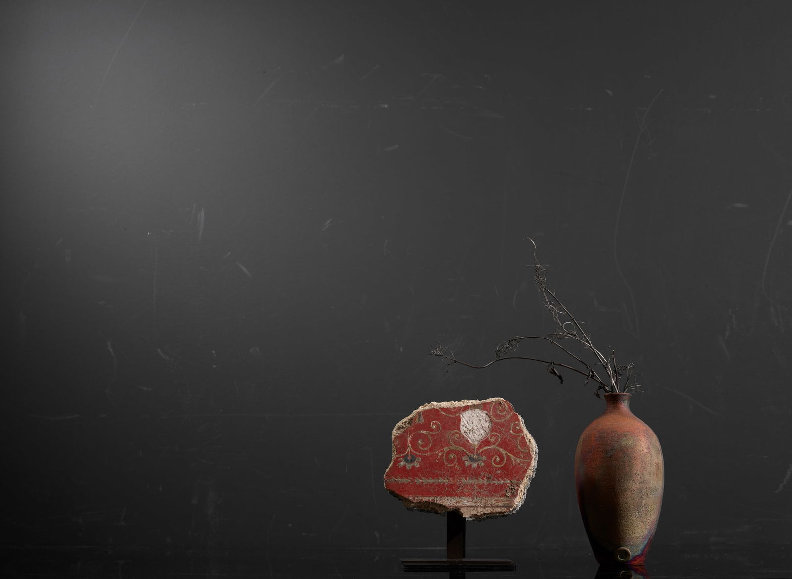 ROMAN FRESCO FRAGMENT (1 of 2)