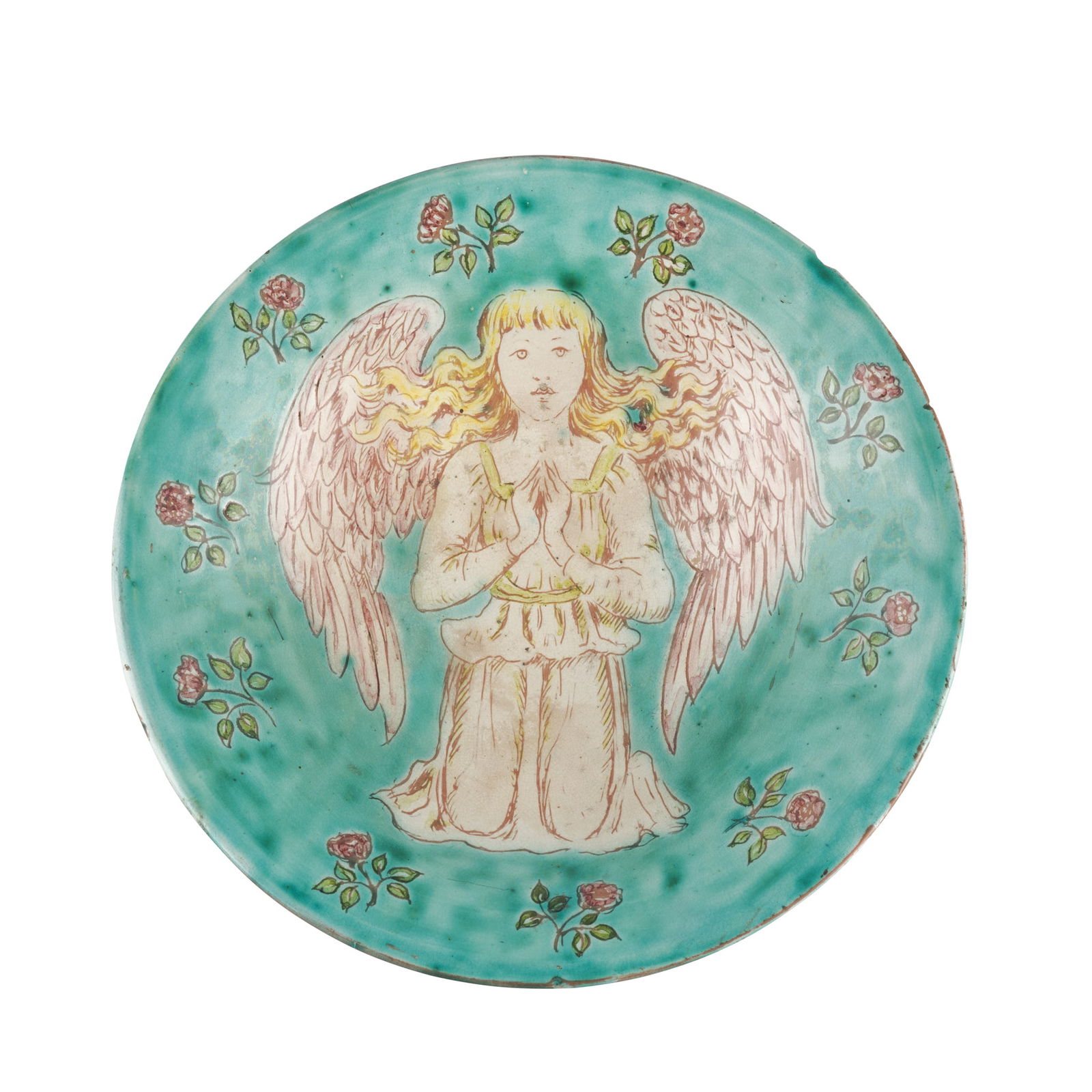 HAROLD RATHBONE (1858-1929), DELLA ROBBIA POTTERY, BIRKENHEAD: HAROLD RATHBONE (1858-1929), DELLA ROBBIA POTTERY, BIRKENHEAD BOWL, 1896 incised and glazed terracotta, incised factory mark, signed and dated HAROLD RATHBONE 1896 24.5cm diameter Provenance: The Coll