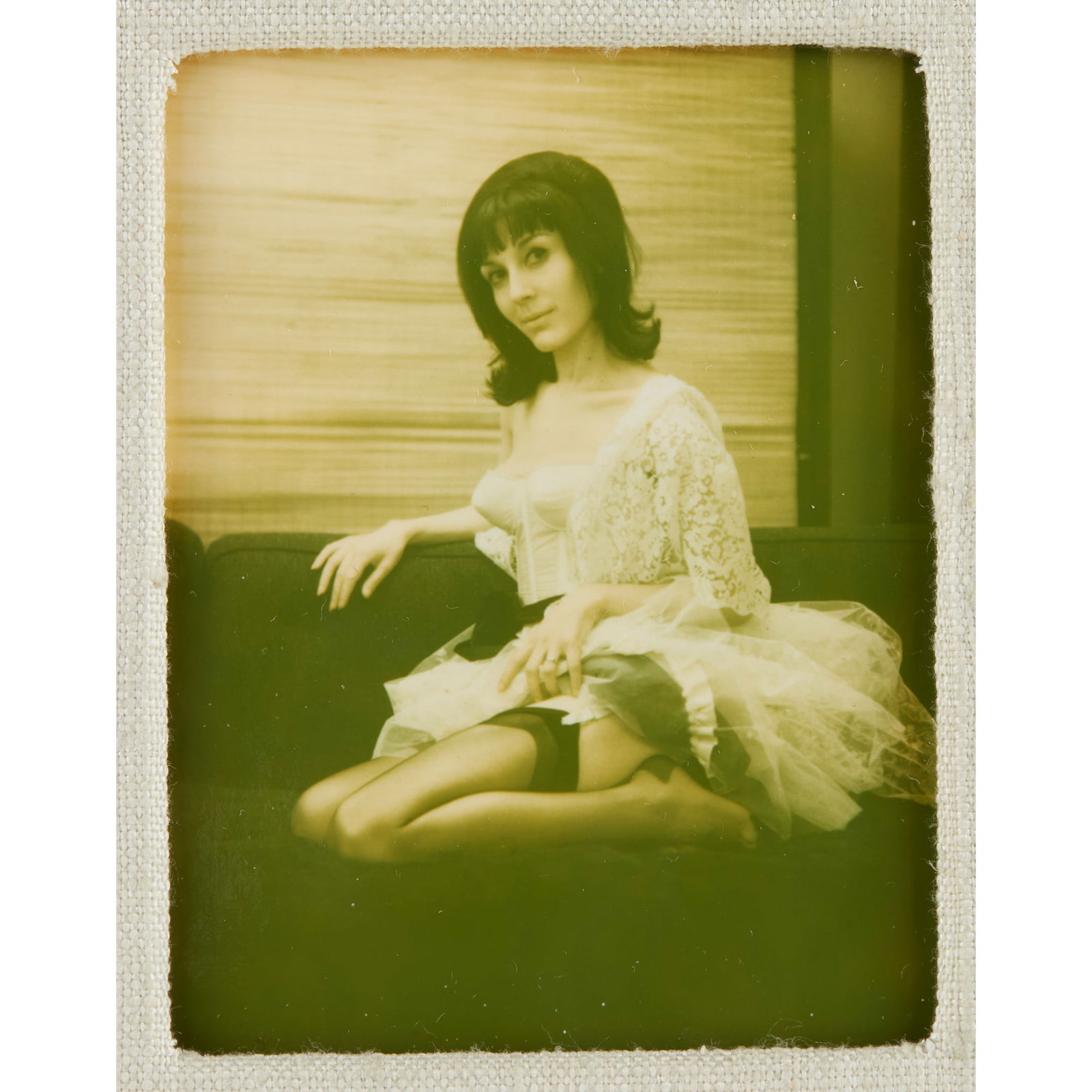 § CARLO MOLLINO (ITALIAN 1905-1973): CARLO MOLLINO (ITALIAN 1905-1973) UNTITLED unique polaroid print 10.5cm x 8.2cm (4 1/8in x 3 1/4in) Galleria Cristiani, Turin;Private Collection, London. CARLO MOLLINO (1905-1973): Message from the Da