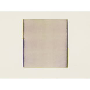 &#167; CALLUM INNES (SCOTTISH 1962-): CALLUM INNES (SCOTTISH 1962-) RED VIOLET / LEMON YELLOW - 2012 Signed and dated lower right, watercolour 56cm x 77cm (22in x 30.25in) Ingleby Gallery, Edinburgh