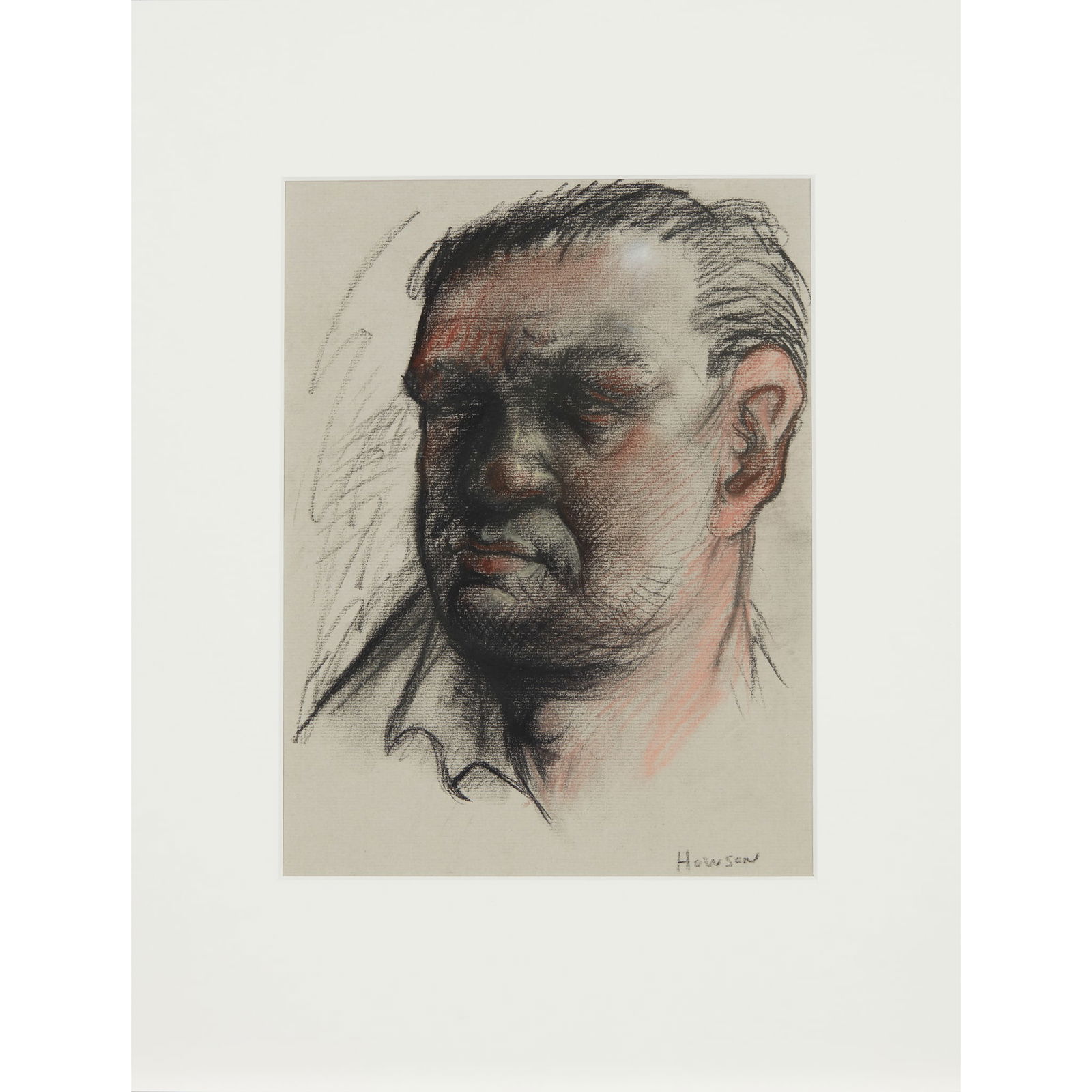 § PETER HOWSON O.B.E. (SCOTTISH 1958-): PETER HOWSON O.B.E. (SCOTTISH 1958-) SARACEN HEADS - 1988 The complete portfolio of 25 etchings and 1 unique pastel drawing, each etching signed, dated, and numbered, some also titled in pencil, from