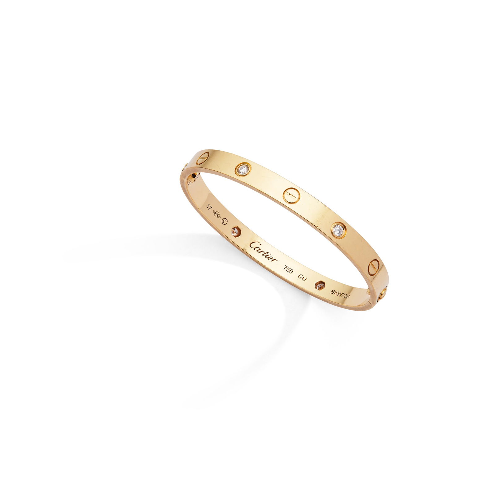 Cartier: A diamond 'Love' bangle (1 of 1)