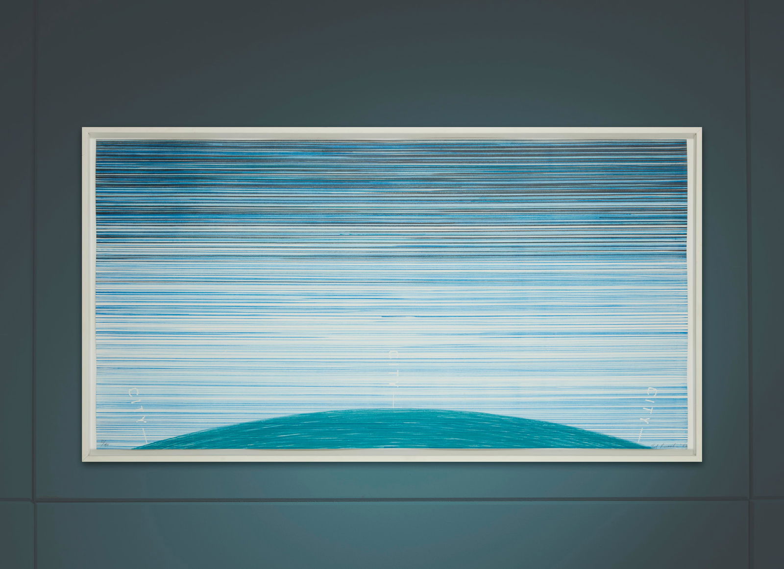 ED RUSCHA (AMERICAN 1937-): ED RUSCHACITIES (FROM THE 'WORLD' SERIES), (ENGBERG 121) - 1982 Lithograph, 11/40, signed, dated and numbered in pencil, printed and published by Gemini G.E.L., Los Angeles, with their blindstamp Priv