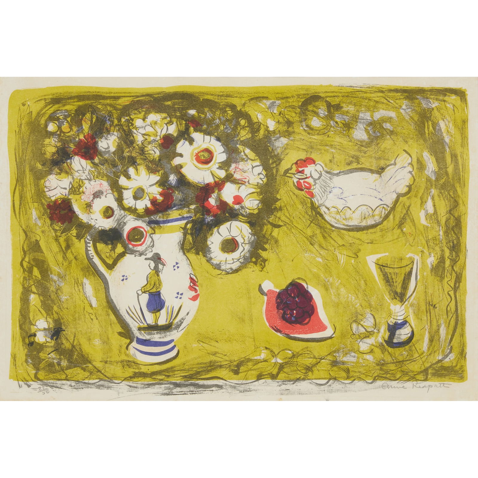 ANNE REDPATH O.B.E., R.S.A., A.R.A., L.L.D., A.R.W.S., R.O.I., R.B.A (SCOTTISH 1895-1965) (1 of 3)