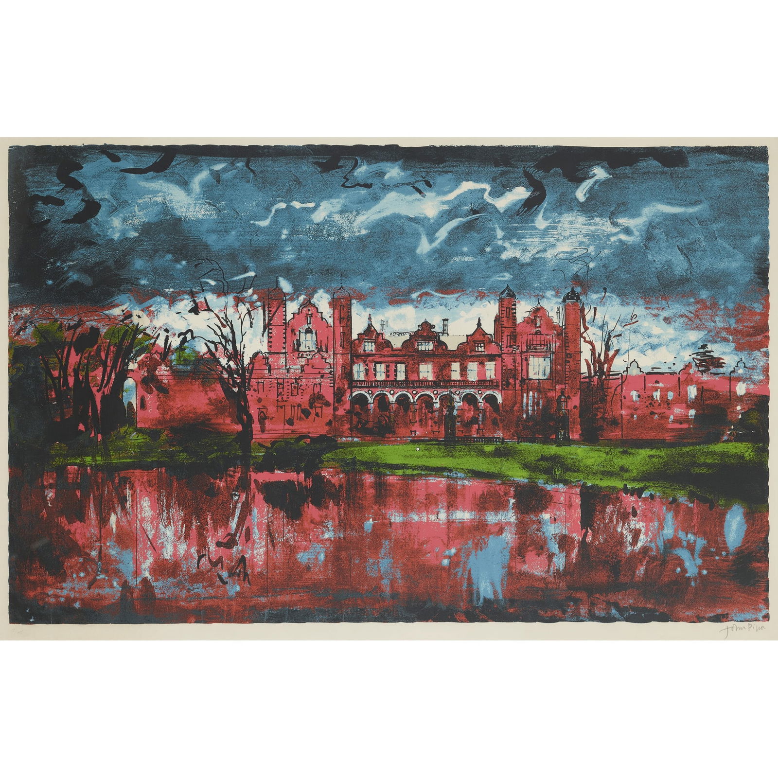 JOHN PIPER C.H. (BRITISH 1903-1992): John PiperCAPESTHORNE (LEVINSON 268) - 1977 Screenprint, 12/75, signed and numbered in pencil to margin the image 64cm x 101cm (25.25in x 39.75in) YesC.H.ArtistBritish19031992 John Piper was a British
