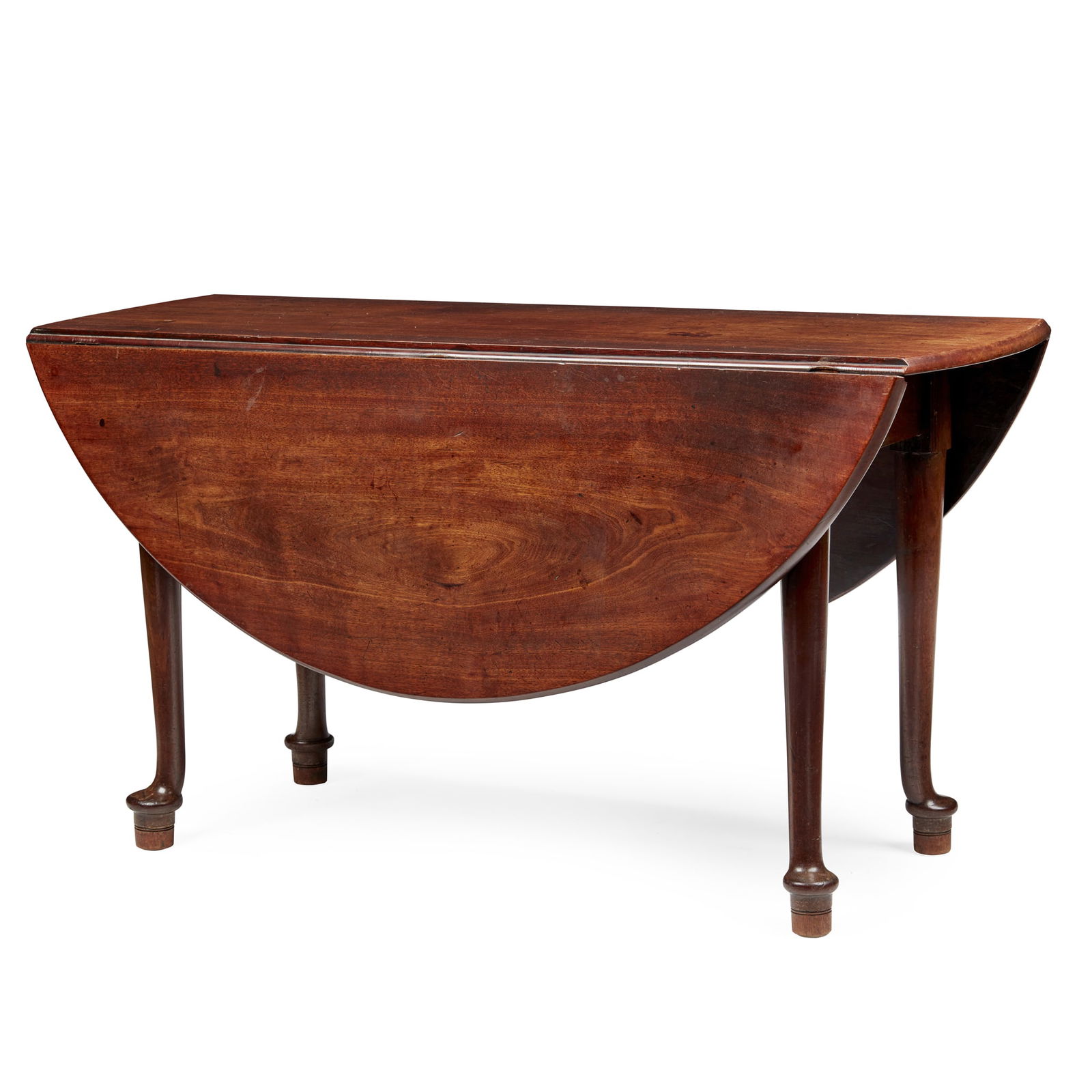 GEORGE II MAHOGANY DROP-LEAF DINING TABLE (1 of 2)