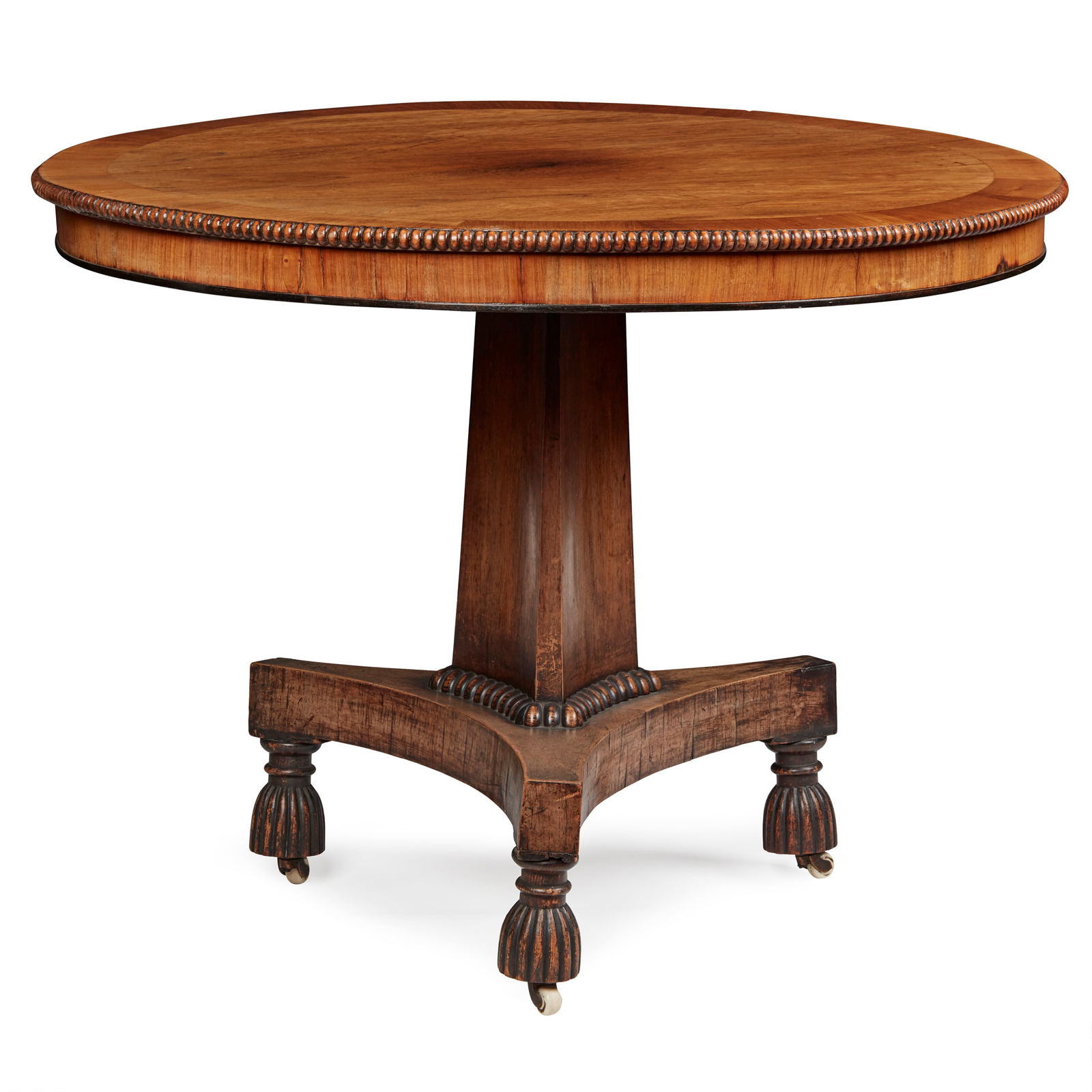 GEORGE IV ROSEWOOD AND EBONISED CENTRE TABLE (1 of 2)