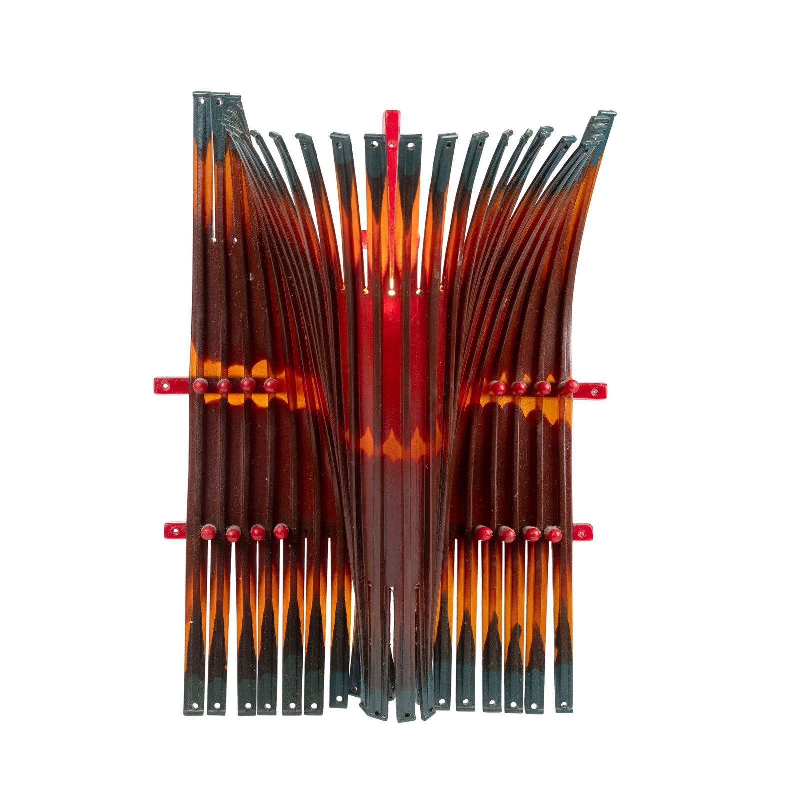 § GAETANO PESCE (ITALIAN 1939-2024): GAETANO PESCE (ITALIAN 1939-2024) 'ALDA' WALL LAMP, 2004 rubber and steel rods 52cm high, 33cm wide, 15cm deep (20 ½in high, 13in wide, 6in deep) Gaetano Pesce, 534 Broadway, New York, from whom 