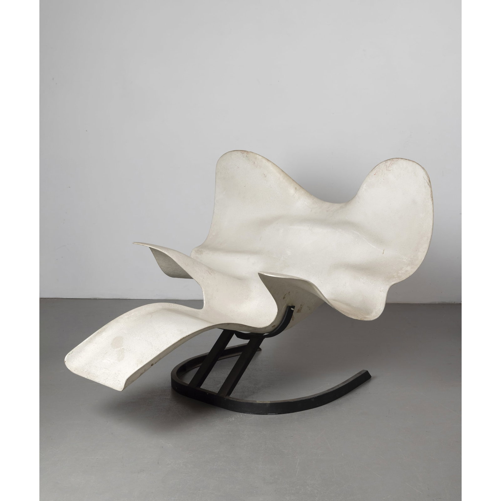 § BERNARD RANCILLAC (FRENCH 1931-2021): BERNARD RANCILLAC (FRENCH 1931-2021) ELEPHANT CHAIR, DESIGNED 1966 impressed Rancillac and numbered 20/100, produced by Michel Roudillon in 1985, enamelled steel and plastic 109cm high, 141.3cm wide,