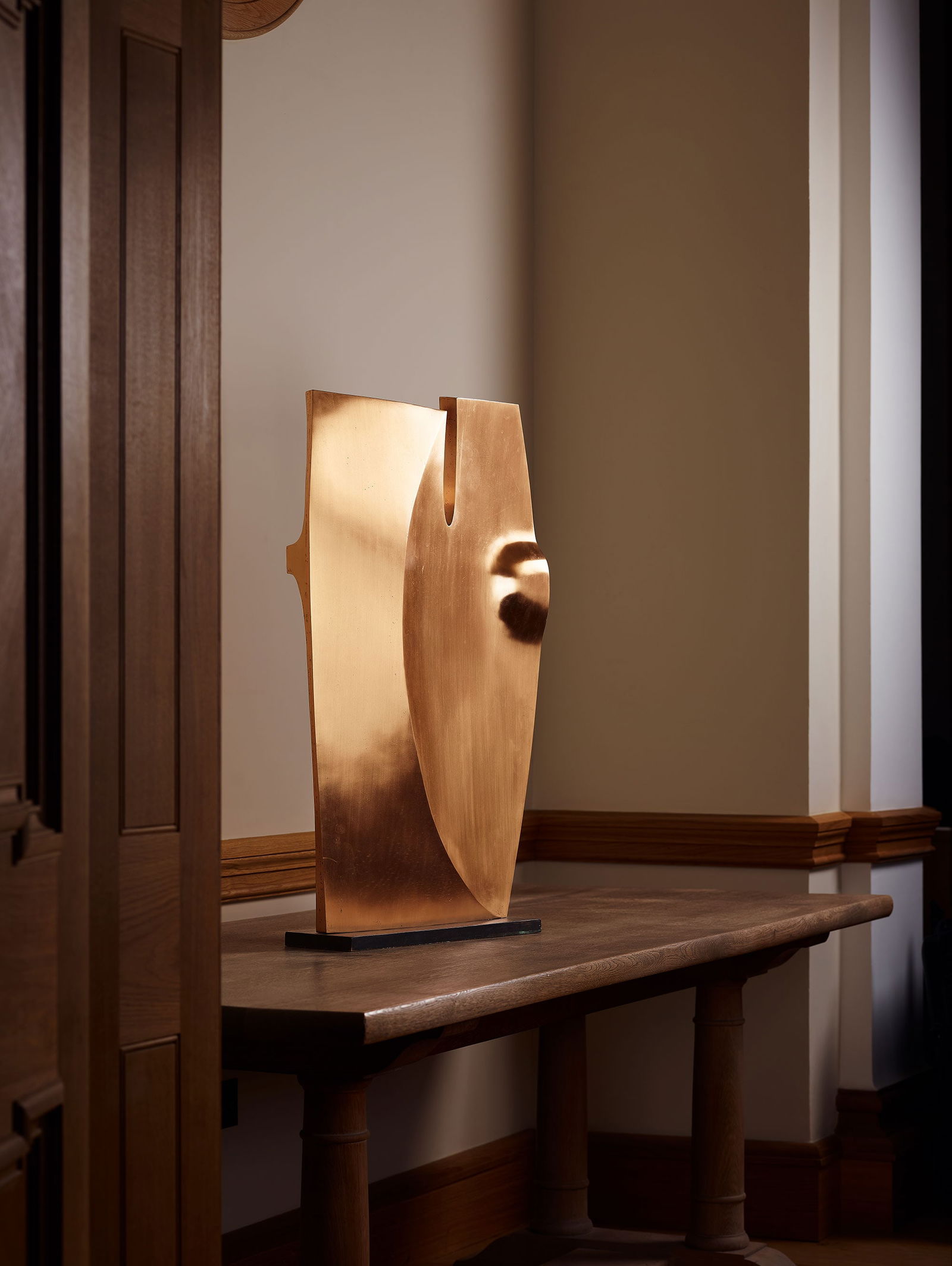 § ROBERT ADAMS (BRITISH 1917-1984): ROBERT ADAMS (BRITISH 1917-1984) SLIM BRONZE NO. 3, 1973 (LARGE VERSION OPUS 347) stamped with signature, dated and numbered 2/6 (to base), also stamped A 72 2/6 (to bronze), bronze 89.5cm high (35 &#