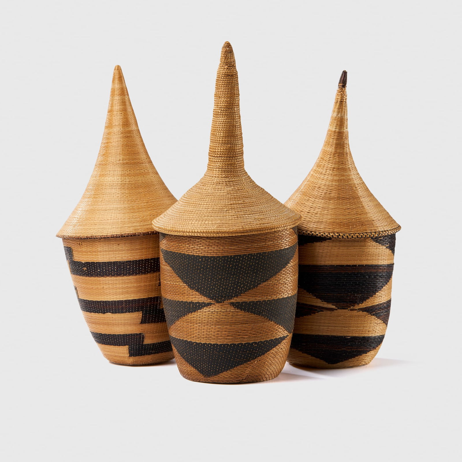 TRIO OF TUTSI BASKETS (1 of 2)