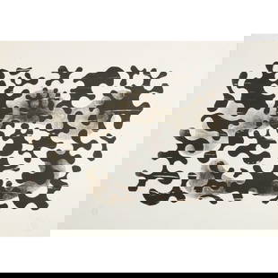 § RICHARD DEACON C.B.E., R.A. (BRITISH 1949-): RICHARD DEACON C.B.E., R.A. (BRITISH 1949-) FROM TOMORROW - 1995 Lithograph, P/P, signed with initials, dated and editioned in pencil to margin, published by Curwen Chilford, with their blindstamp the