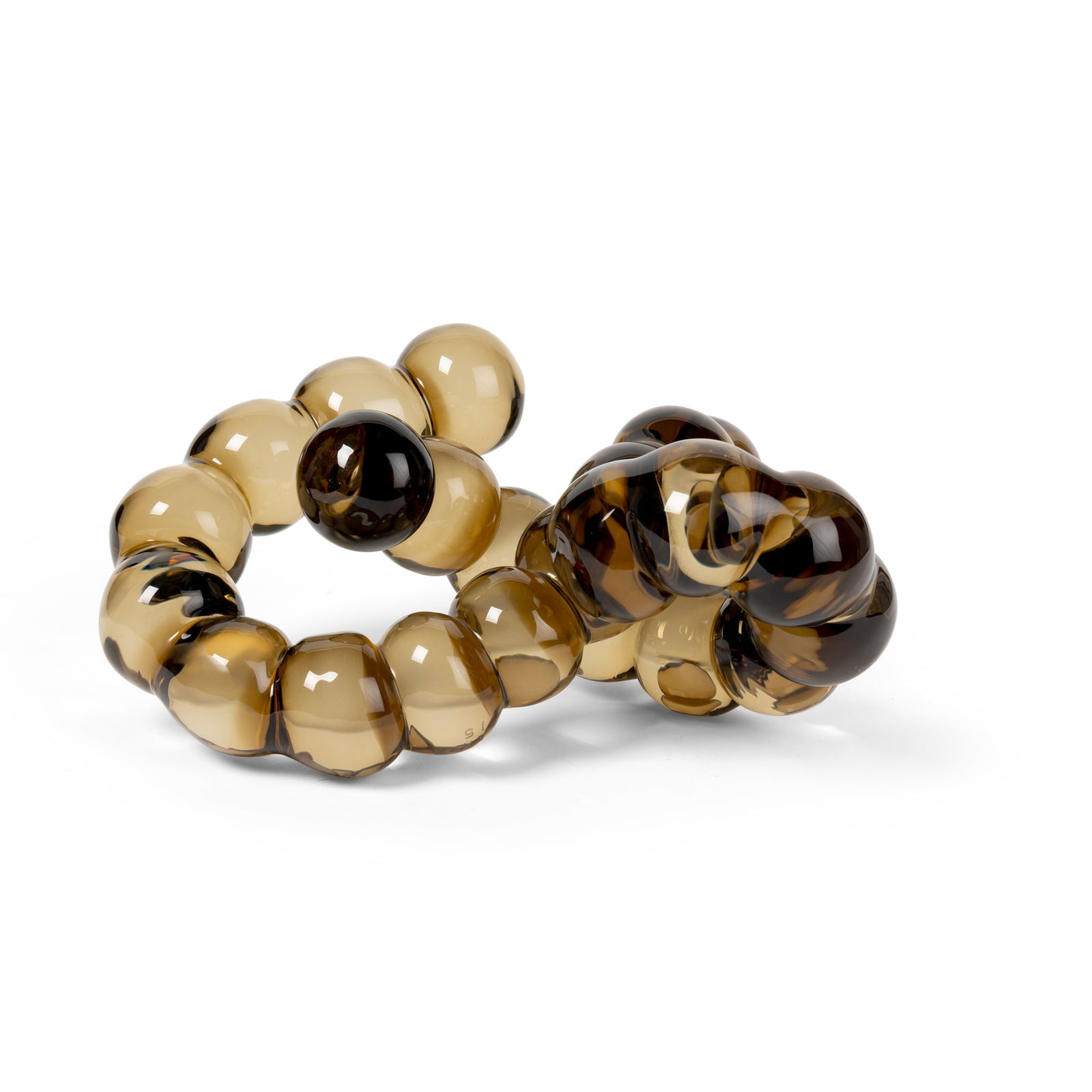 § DAVID MURPHY (BRITISH 1983-): DAVID MURPHY (BRITISH 1983-) SPILLER, 2015 initialled and dated, Murano glass 16.5cm high, 30cm wide, 23.5cm deep (6 ½in high, 11 ¾in wide, 9 ¼in deep) Private Collection, London.