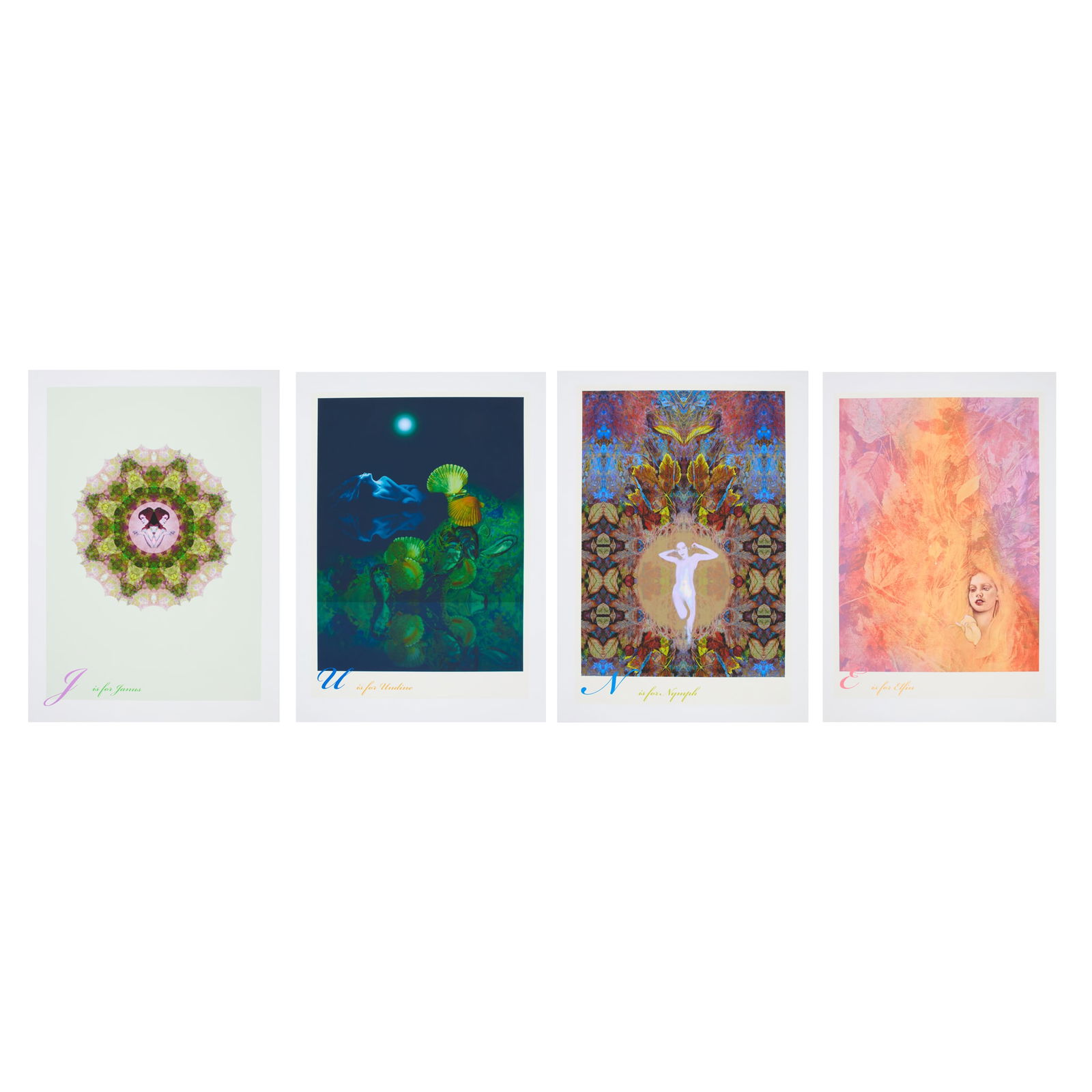 The Garage Press: The Garage Press Small collection of publications Summers, Charles and Graham Ovenden. A Faerie Alphabet. Garage Press, 2010. Large folio, copy ‘B’ of 50 numbered copies, comprising 26 pri