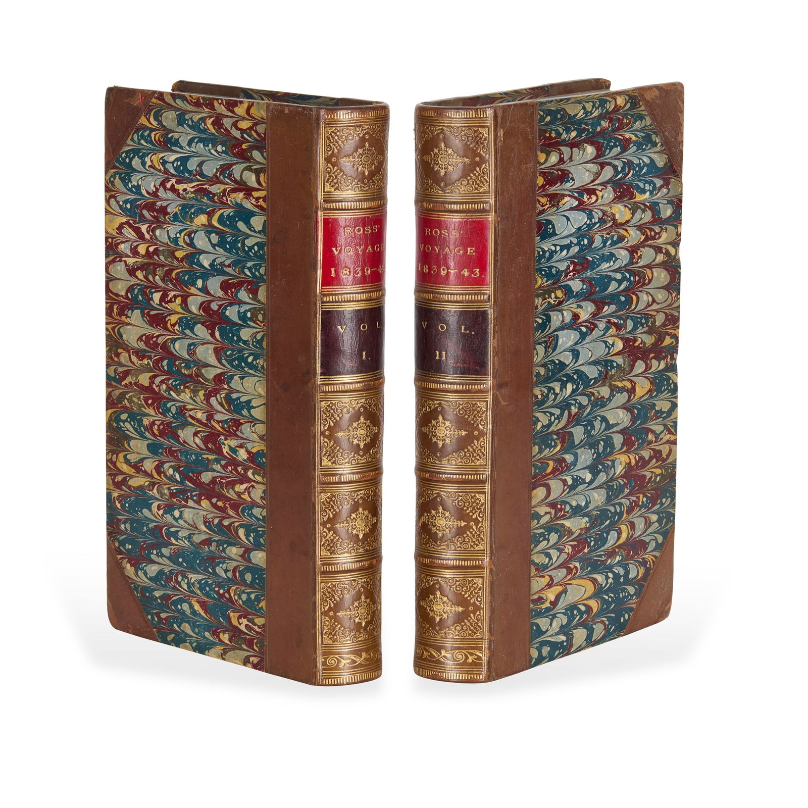 Ross, Sir James Clark: Ross, Sir James Clark A Voyage of Discovery and Research in the Southern and Antarctic Regions, during the Years 1839-43 London: John Murray, 1847. First edition, one of 1,500 copies, 2 volumes, 8vo (