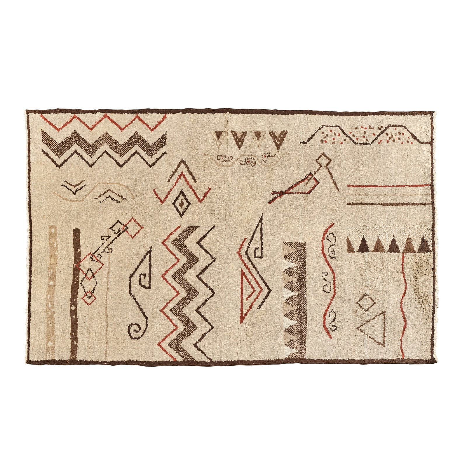 ART DECO: ART DECO CARPET circa 1950wool 240 x 167cm