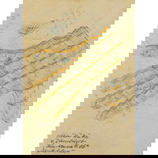 § PAUL NEAGU (ROMANIAN/BRITISH 1938-2004): PAUL NEAGU (ROMANIAN/BRITISH 1938-2004) KAUS RINKE HAND (41 CELLS) - 1971 Inscribed with title lower left, signed, inscribed with title and dated 1971 to artist's label verso, mixed media 34.5cm x 24c