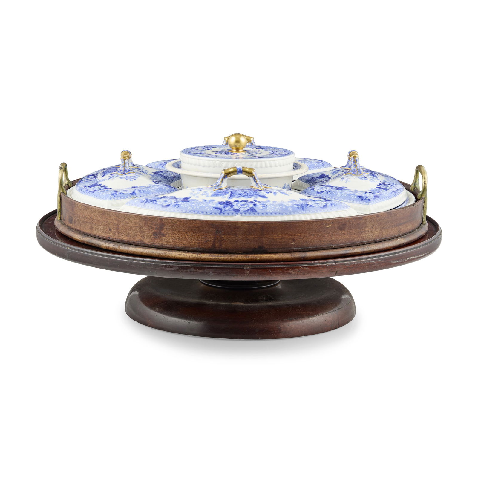 SPODE 'IMPERIAL' BLUE AND WHITE SUPPER SET (1 of 1)