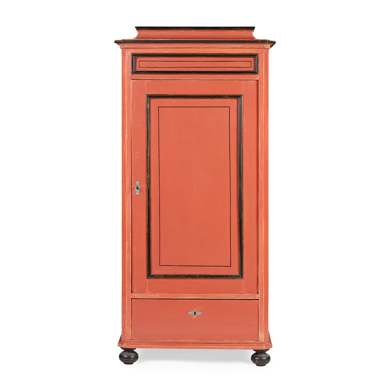 SCANDINAVIAN PAINTED PINE HALL CABINET (1 of 2)