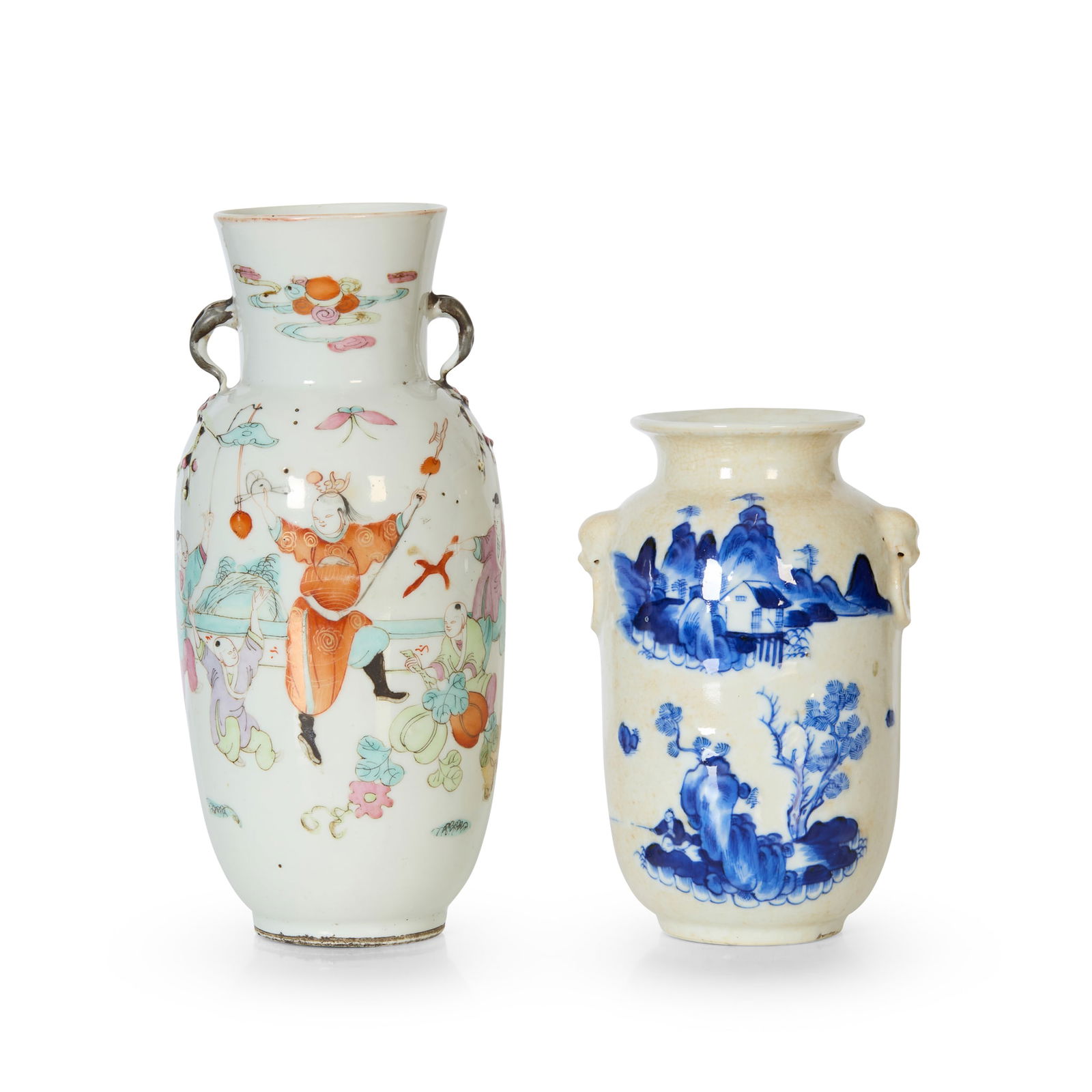 TWO CHINESE PORCELAIN VASES (1 of 2)