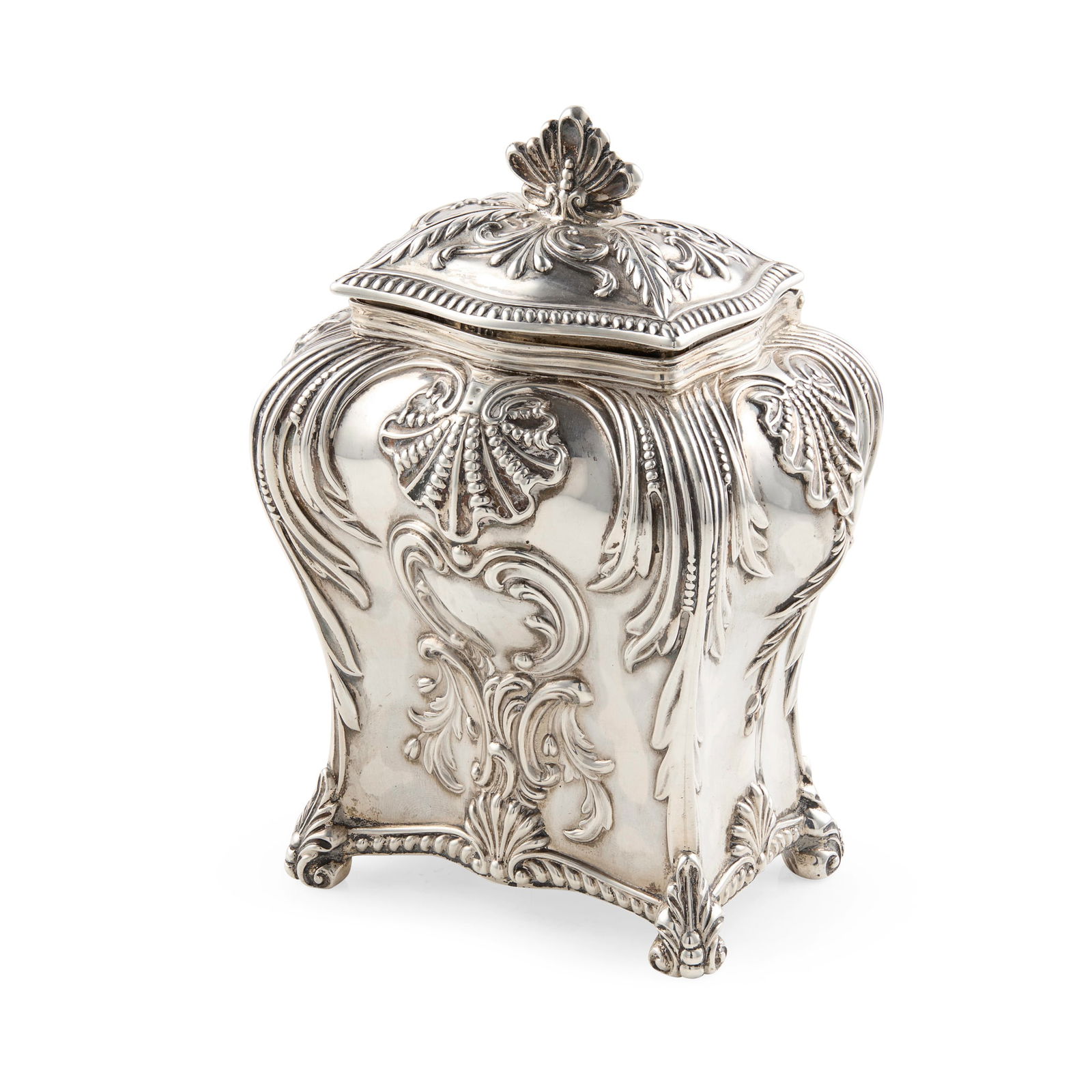 A LATE VICTORIAN TEA CADDY (1 of 2)