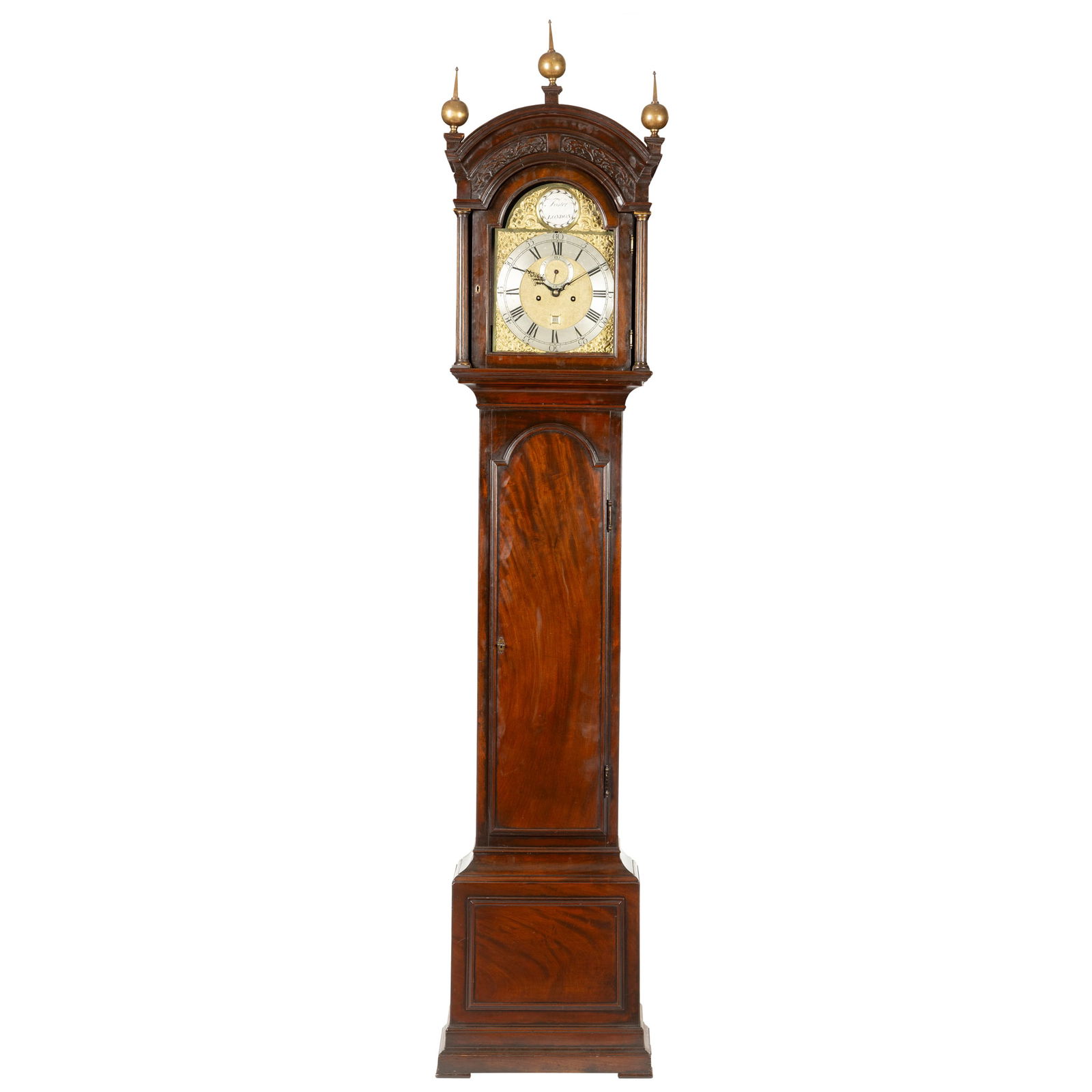 A MAHOGANY LONGCASE CLOCK (1 of 1)