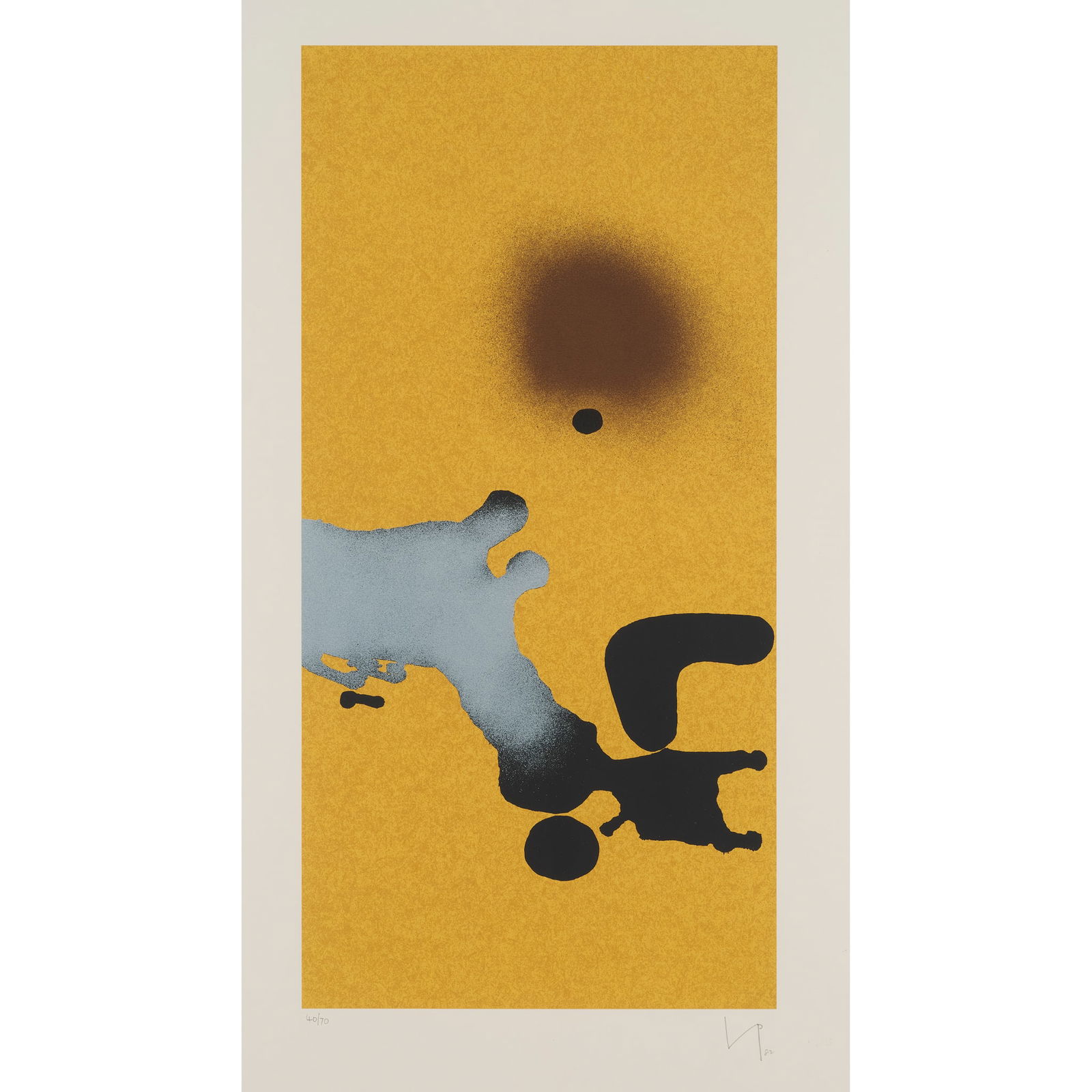 § VICTOR PASMORE C.B.E., C.H. (BRITISH 1908-1998): VICTOR PASMORE C.B.E., C.H. (BRITISH 1908-1998) POINTS OF CONTACT, NO. 37 - 1982 Screenprint, 40/70, signed with initials, dated and numbered in pencil to margin, published by Marlborough Graphics, Lo