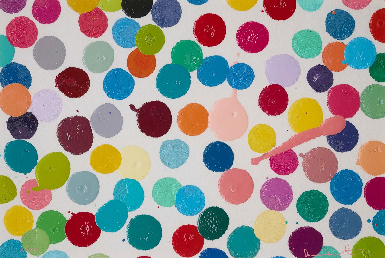 § DAMIEN HIRST (BRITISH 1965-): DAMIEN HIRST (BRITISH 1965-) THE CURRENCY, UNIQUE PRINT (H11) - 2022 Unique giclée print on heavy enhanced matte professional stock paper, UP 679/1000, from the edition of 1000 unique variants, s