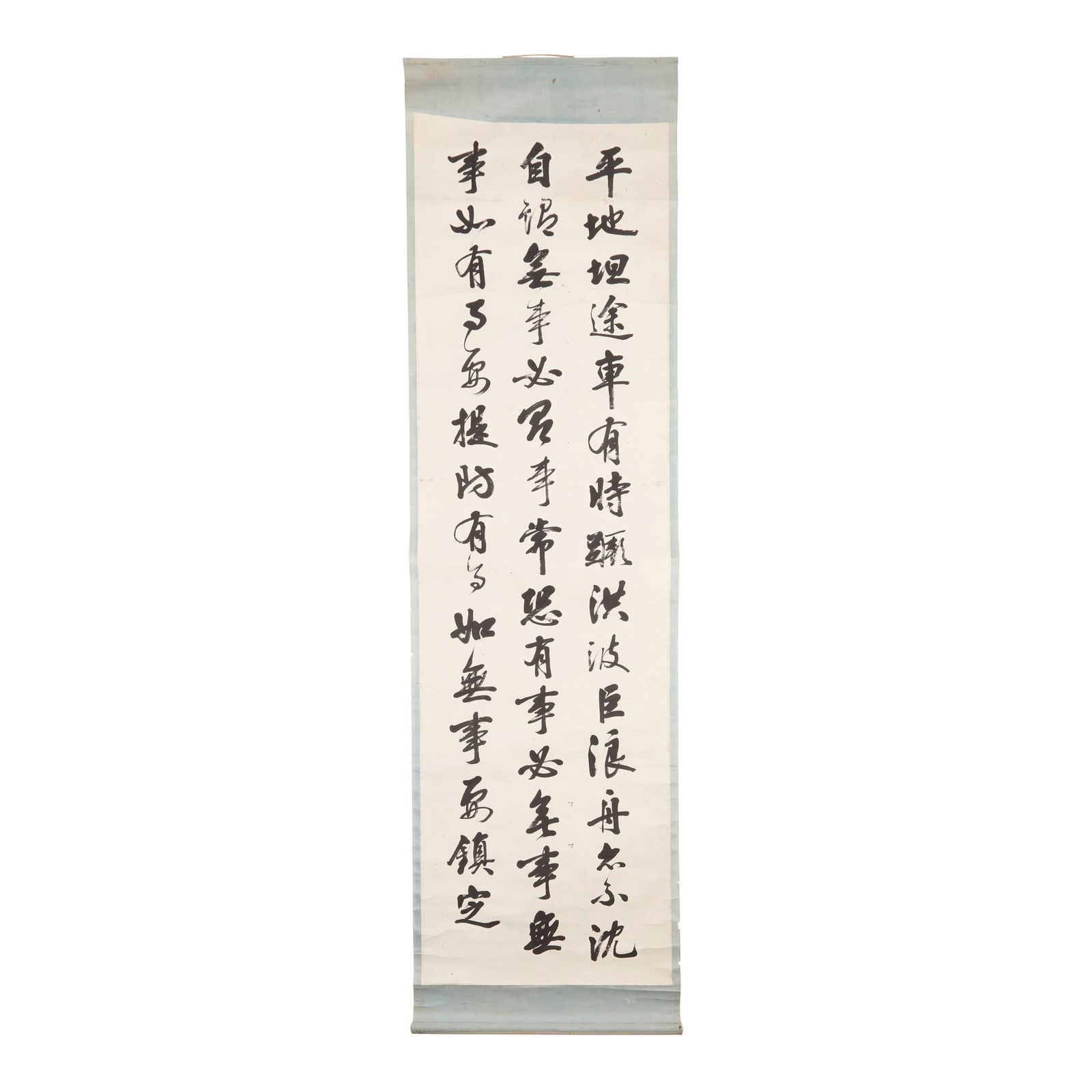 LARGE GROUP OF NINETEEN CHINESE INK CALLIGRAPHY SCROLLS: LARGE GROUP OF NINETEEN CHINESE INK CALLIGRAPHY SCROLLS ANONYMOUS 佚名 各式書法 立/卷軸（共十九幅）ink on pape