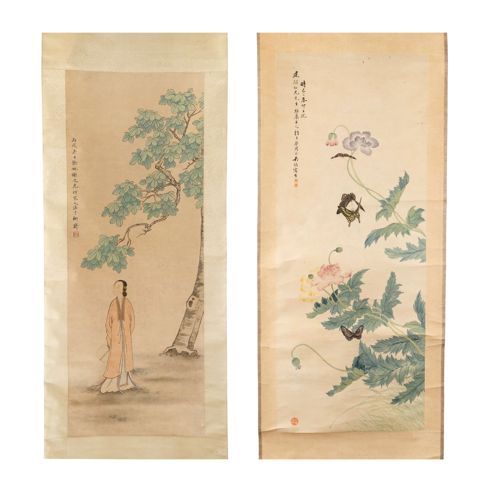 XIE ZHIGUANG (CHINESE, 1900-1976) AND ATTRIBUTED TO WU HAO (CHINESE) (1 of 5)