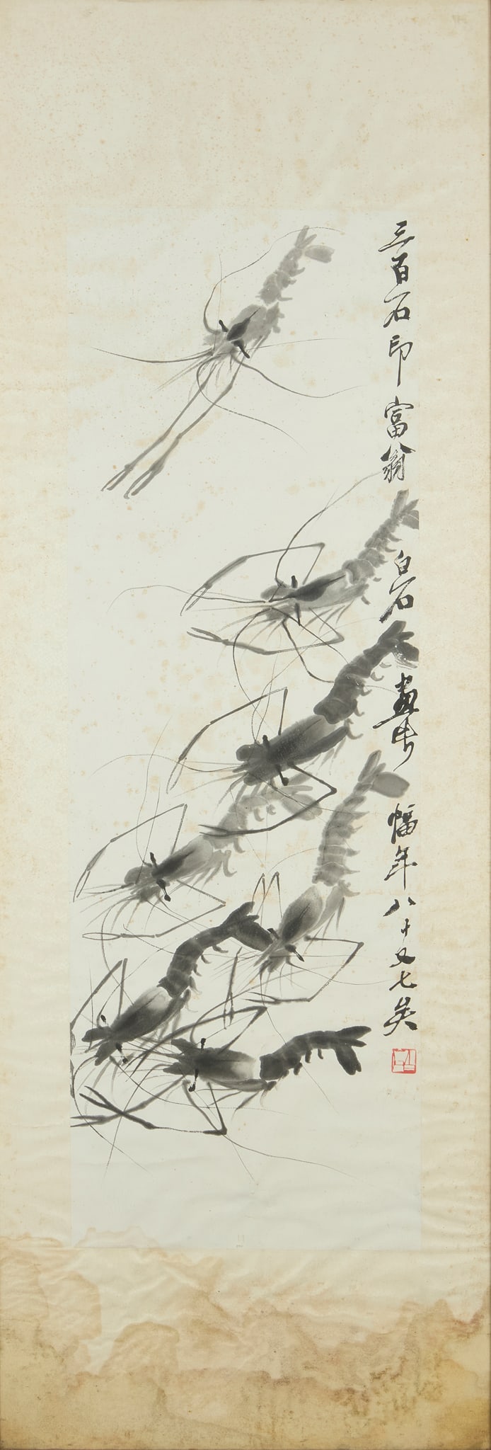 [PRIVATE COLLECTION, GLASGOW] ATTRIBUTED TO QI BAISHI (CHINESE, 1864-1957) (1 of 2)