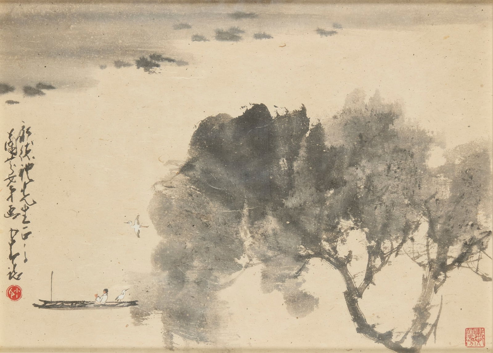 [PRIVATE COLLECTION, GLASGOW] ATTRIBUTED TO CHAO SHAO-AN (ZHAO SHAO'AN, CHINESE, 1905-1998) (1 of 2)