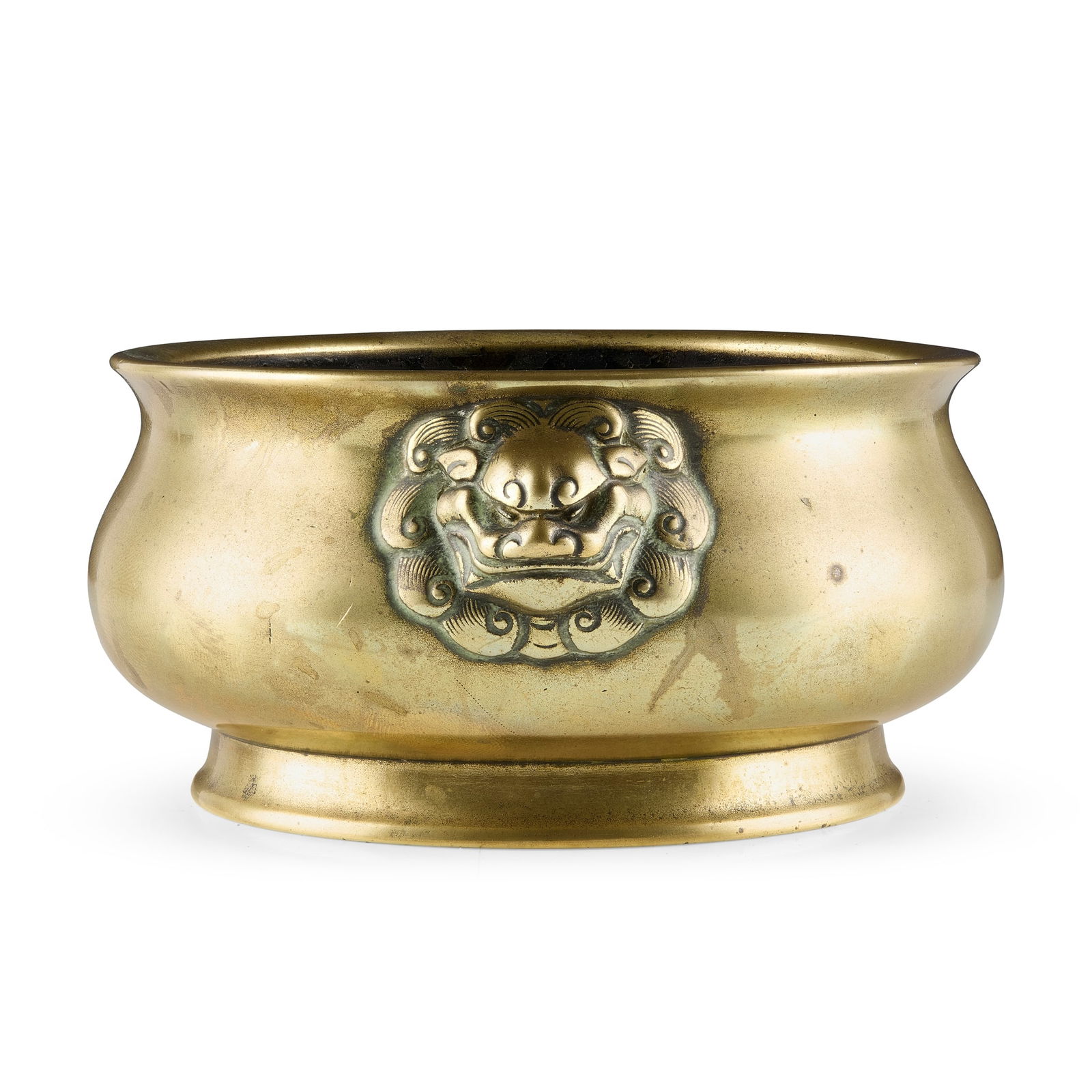 [PRIVATE SCOTTISH COLLECTION, PERTHSHIRE] CHINESE BRONZE CENSER (1 of 2)